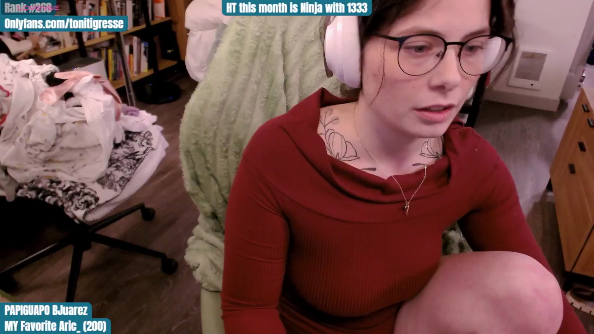 Gallery image thumbnail from ToniTigresse's myfreecams stream on, 11/05/2025, 03:38 image 4 of 20
