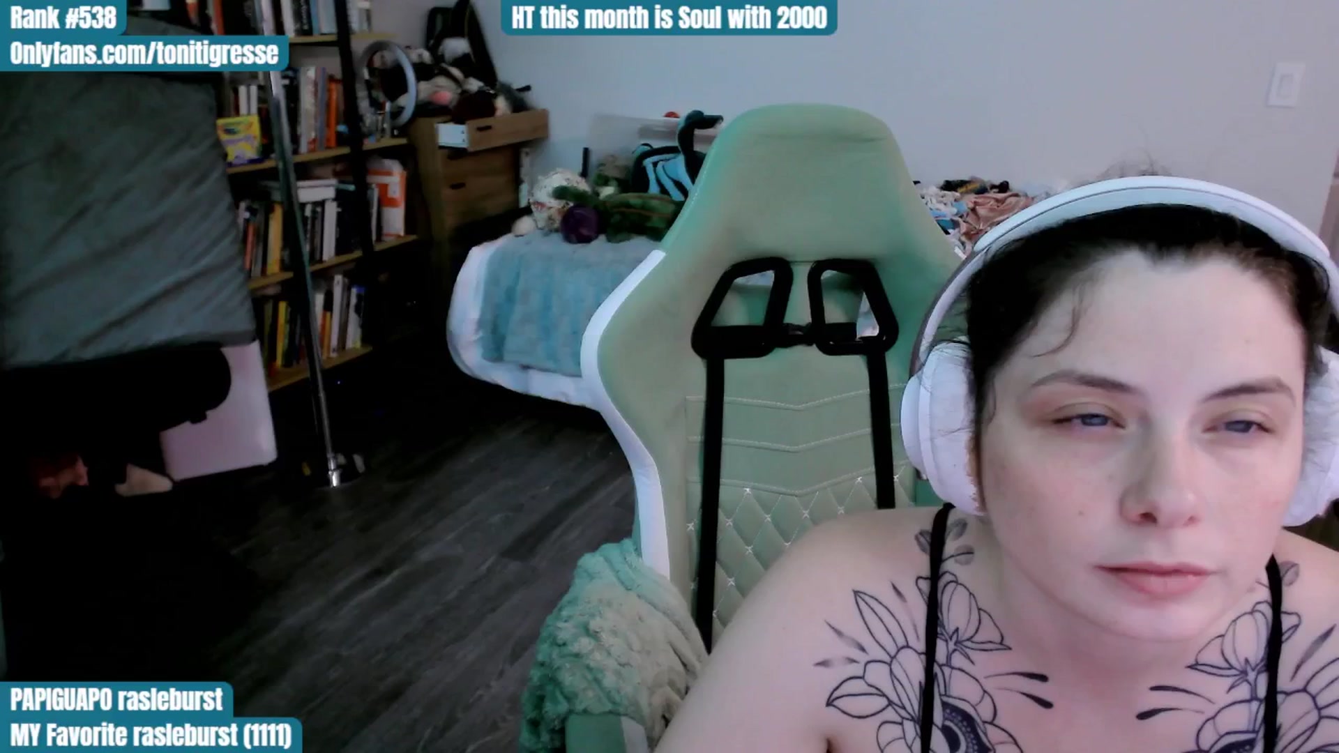 Gallery image thumbnail from ToniTigresse's myfreecams stream on, 11/17/2025, 03:17 image 7 of 20