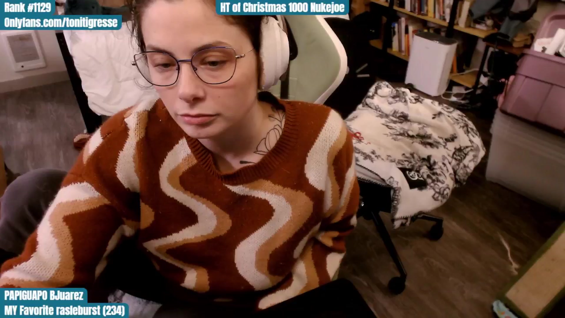 Gallery image thumbnail from ToniTigresse's myfreecams stream on, 12/08/2025, 04:09 image 17 of 20