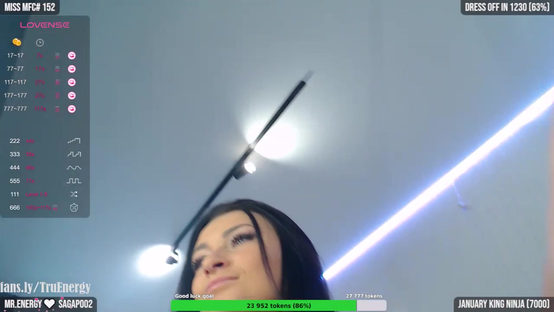 Gallery image thumbnail from TruEnergy's myfreecams stream on, 01/12/2024, 05:05 image 6 of 20