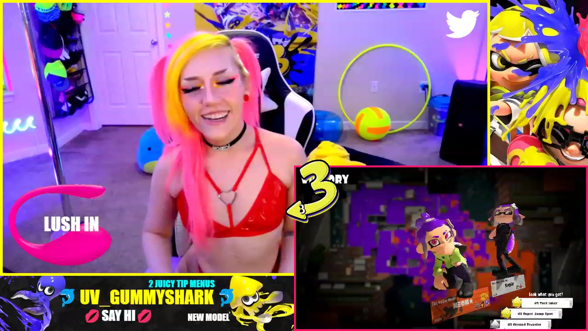 Gallery image thumbnail from UV_GUMMYSHARK's myfreecams stream on, 02/13/2023, 06:03 image 3 of 20