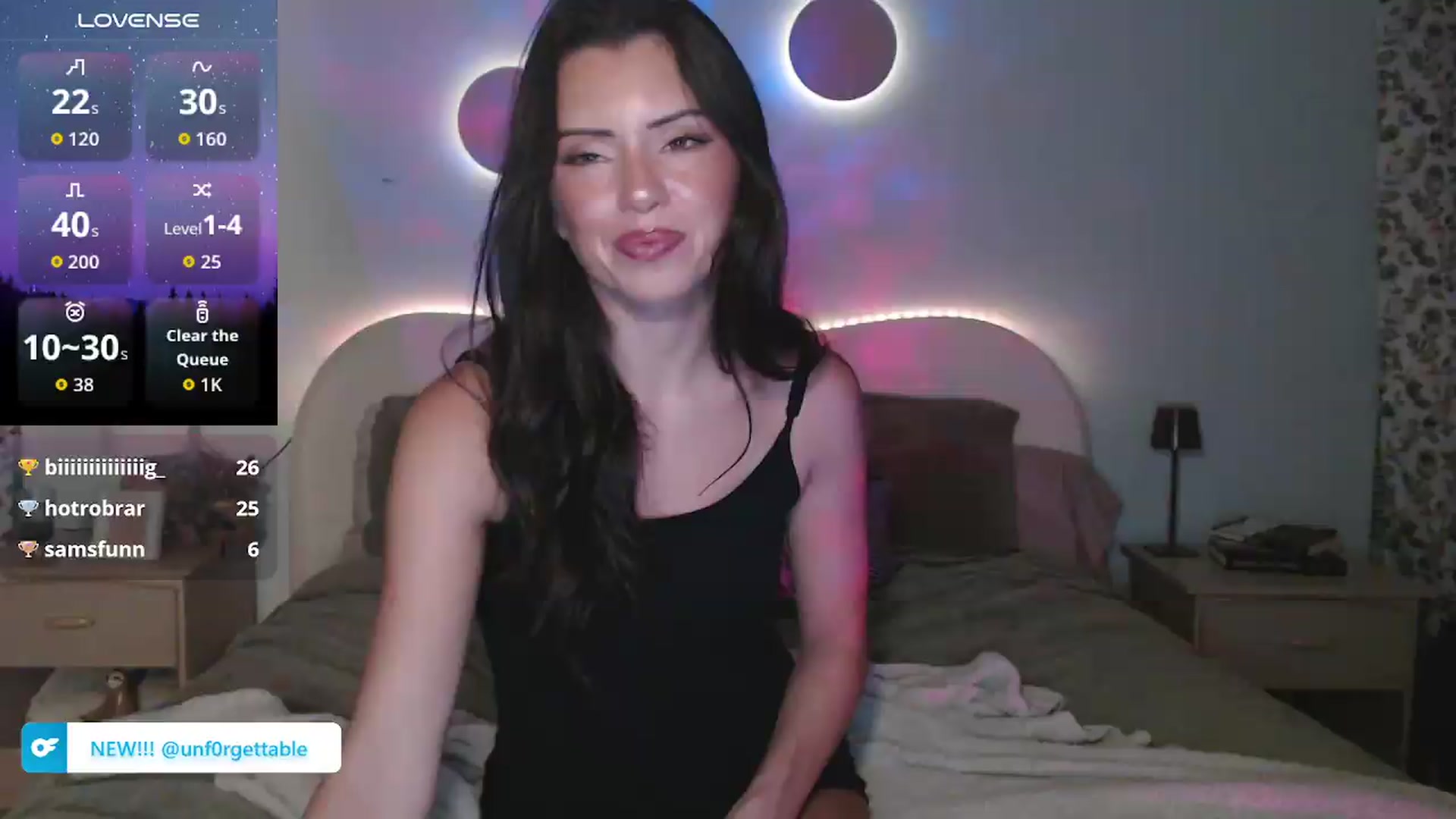 Gallery image thumbnail from Unf0rgettable's myfreecams stream on, 08/19/2026, 02:47 image 6 of 20