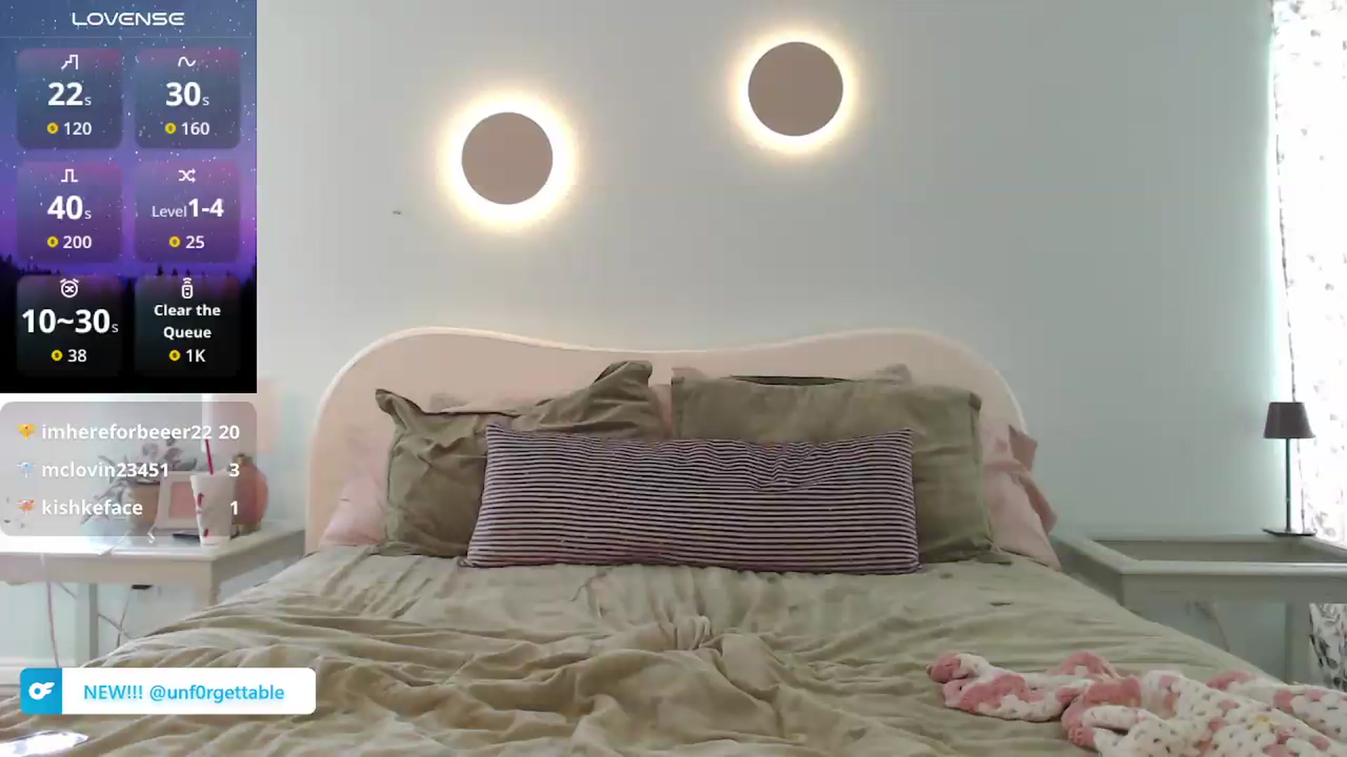 Gallery image thumbnail from Unf0rgettable's myfreecams stream on, 09/14/2026, 19:27 image 19 of 20