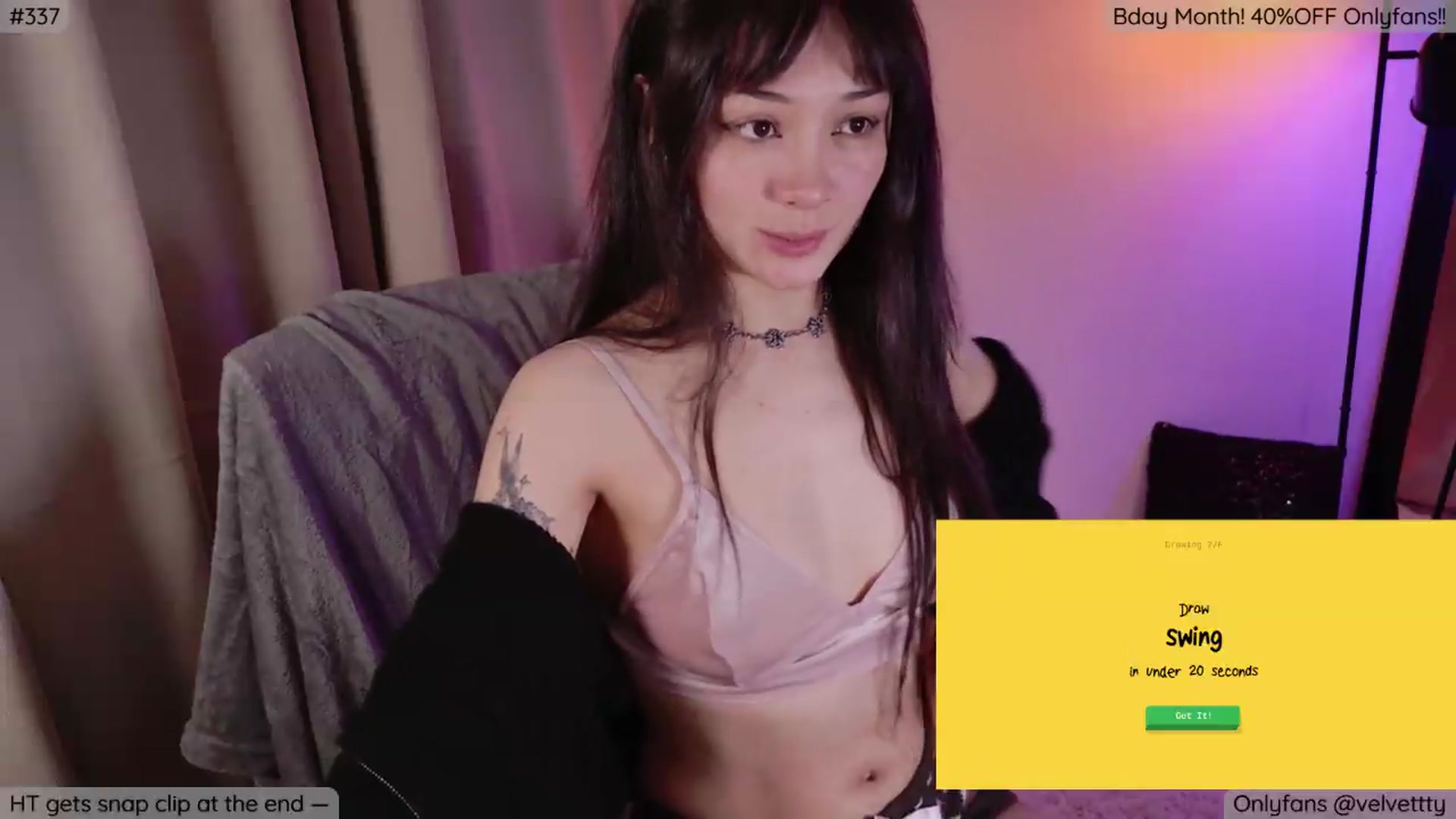 Gallery image thumbnail from Velvetty's myfreecams stream on, 08/11/2026, 05:01 image 8 of 20