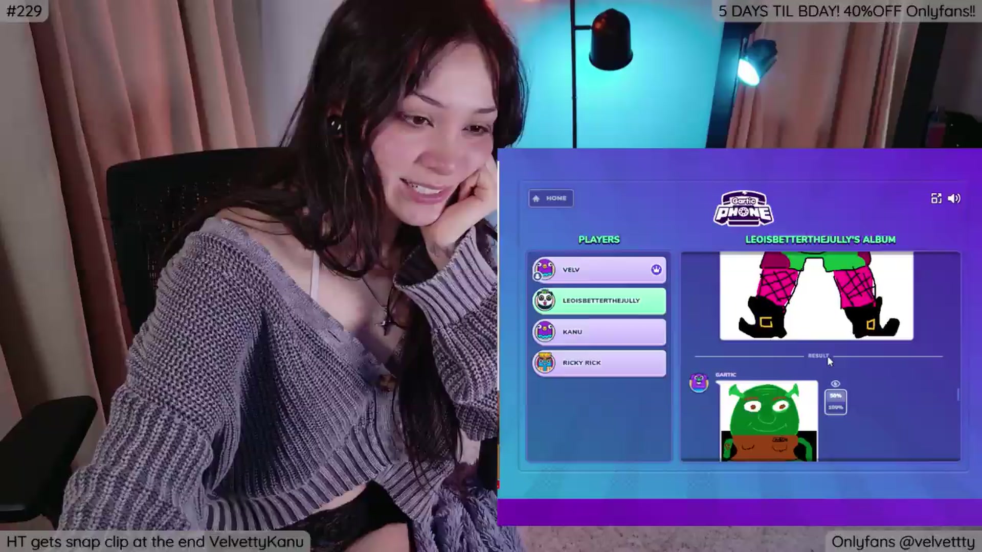 Gallery image thumbnail from Velvetty's myfreecams stream on, 08/13/2026, 05:38 image 18 of 20