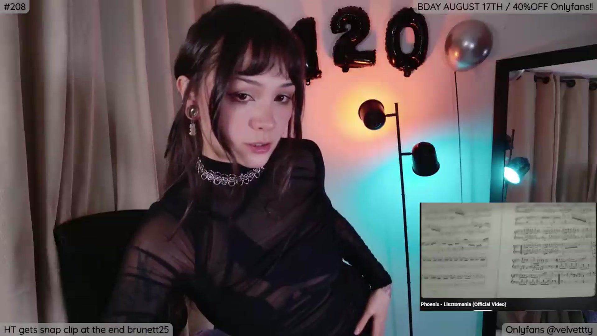 Gallery image thumbnail from Velvetty's myfreecams stream on, 08/17/2026, 07:18 image 9 of 20