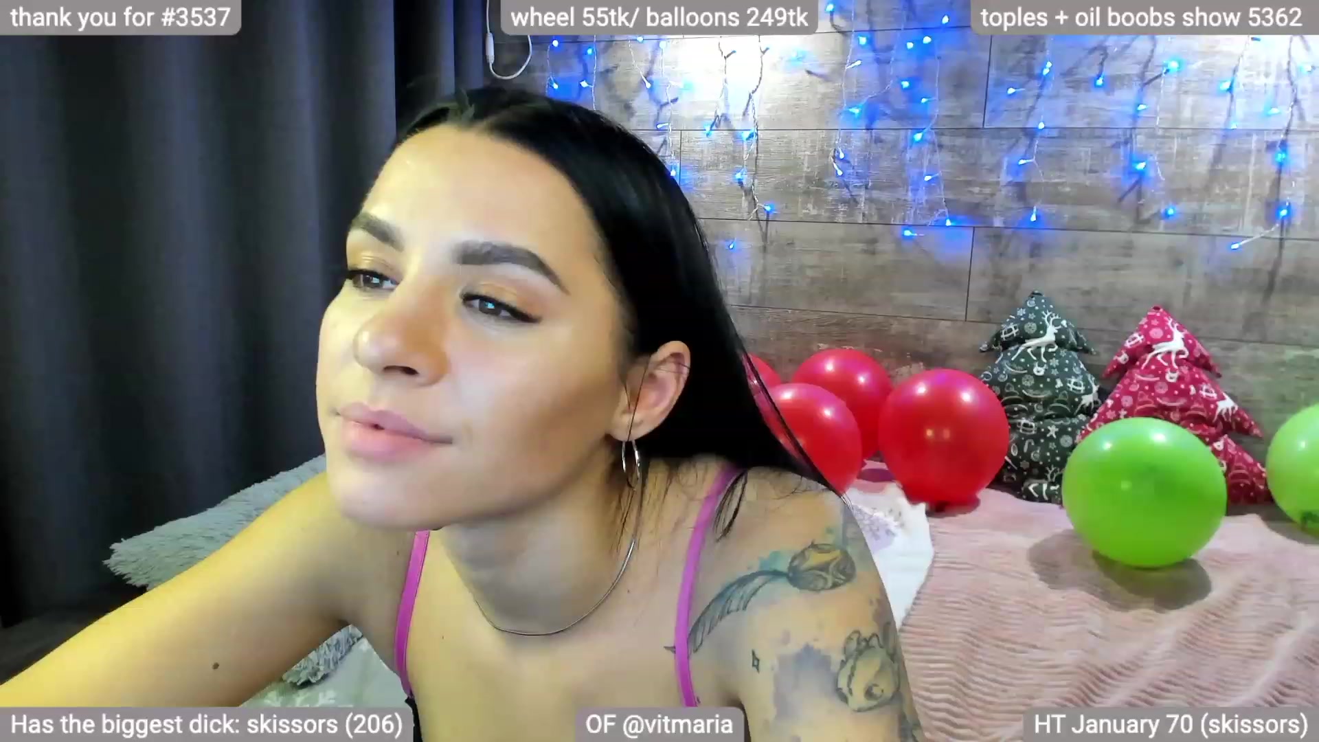 Gallery image thumbnail from ViViMaria's myfreecams stream on, 01/03/2023, 01:55 image 7 of 20