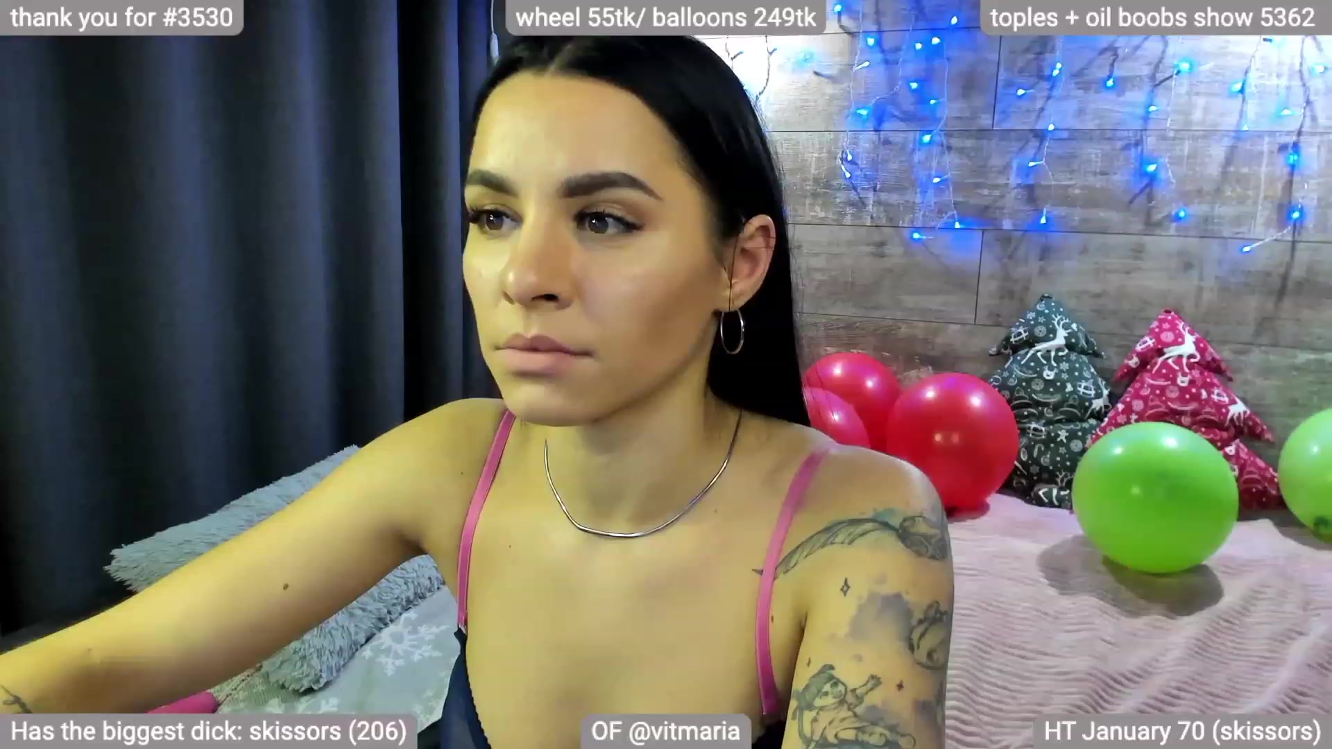 Gallery image thumbnail from ViViMaria's myfreecams stream on, 01/03/2023, 01:55 image 5 of 20