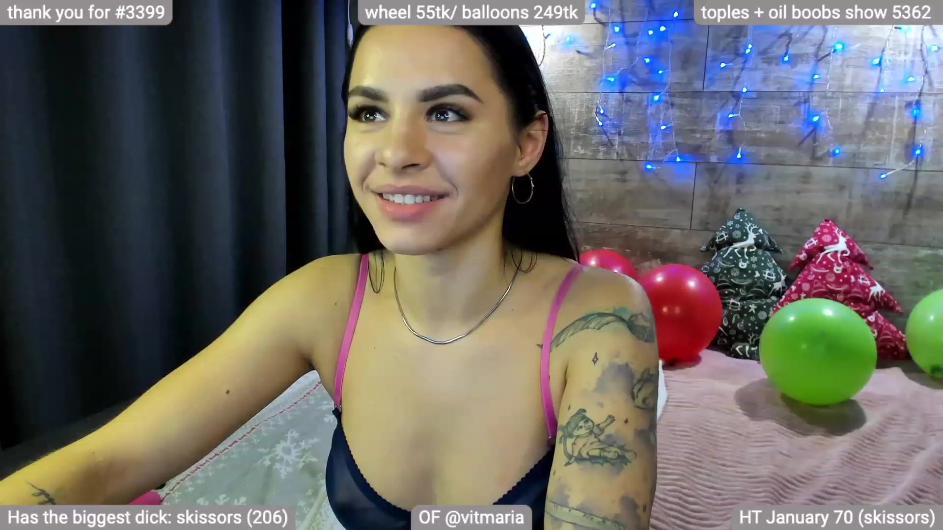 Gallery image thumbnail from ViViMaria's myfreecams stream on, 01/03/2023, 01:55 image 12 of 20