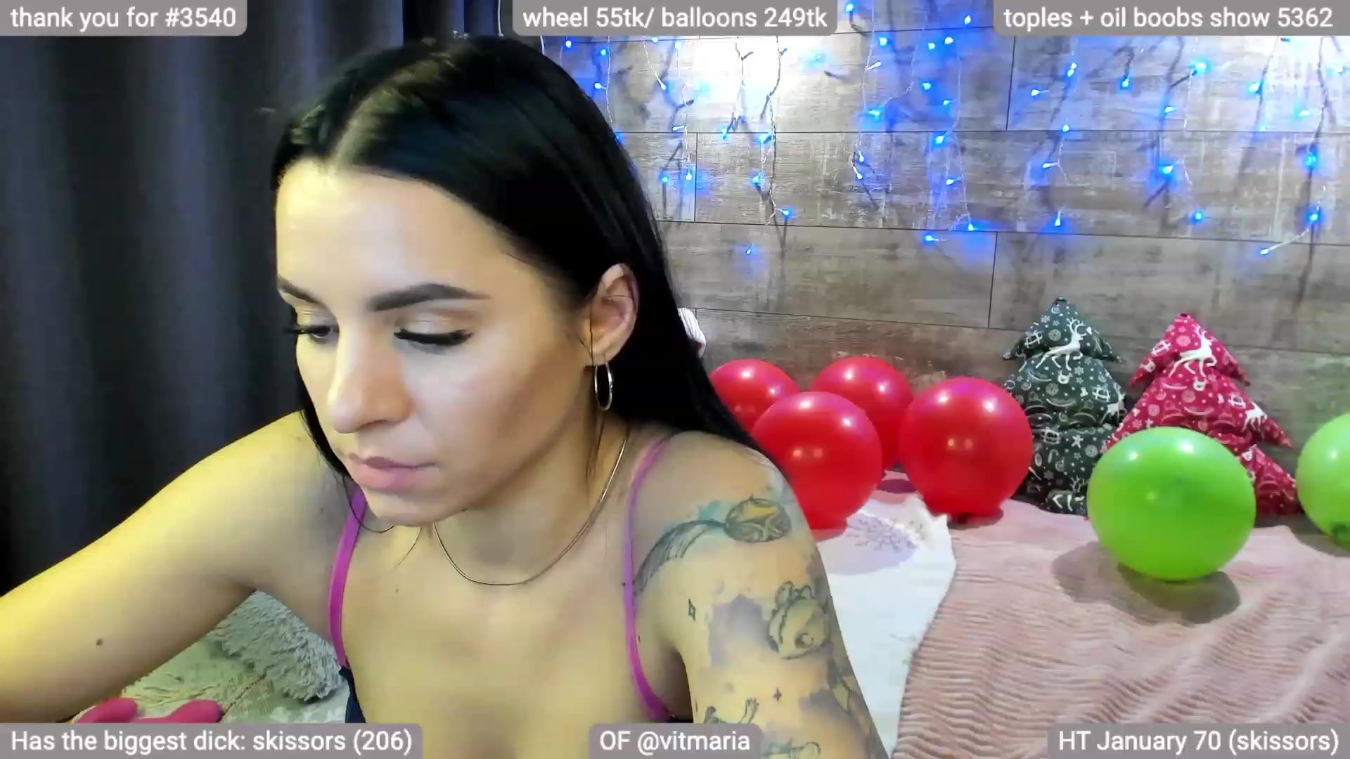 Gallery image thumbnail from ViViMaria's myfreecams stream on, 01/03/2023, 01:55 image 8 of 20