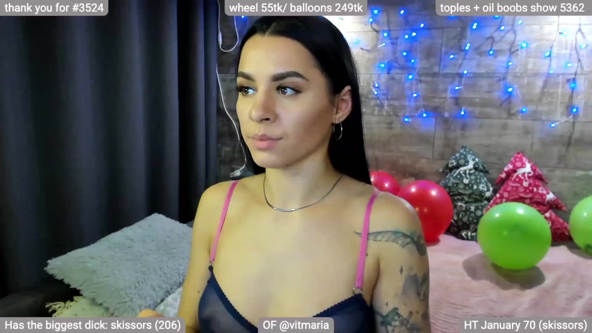 Gallery image thumbnail from ViViMaria's myfreecams stream on, 01/03/2023, 01:55 image 4 of 20