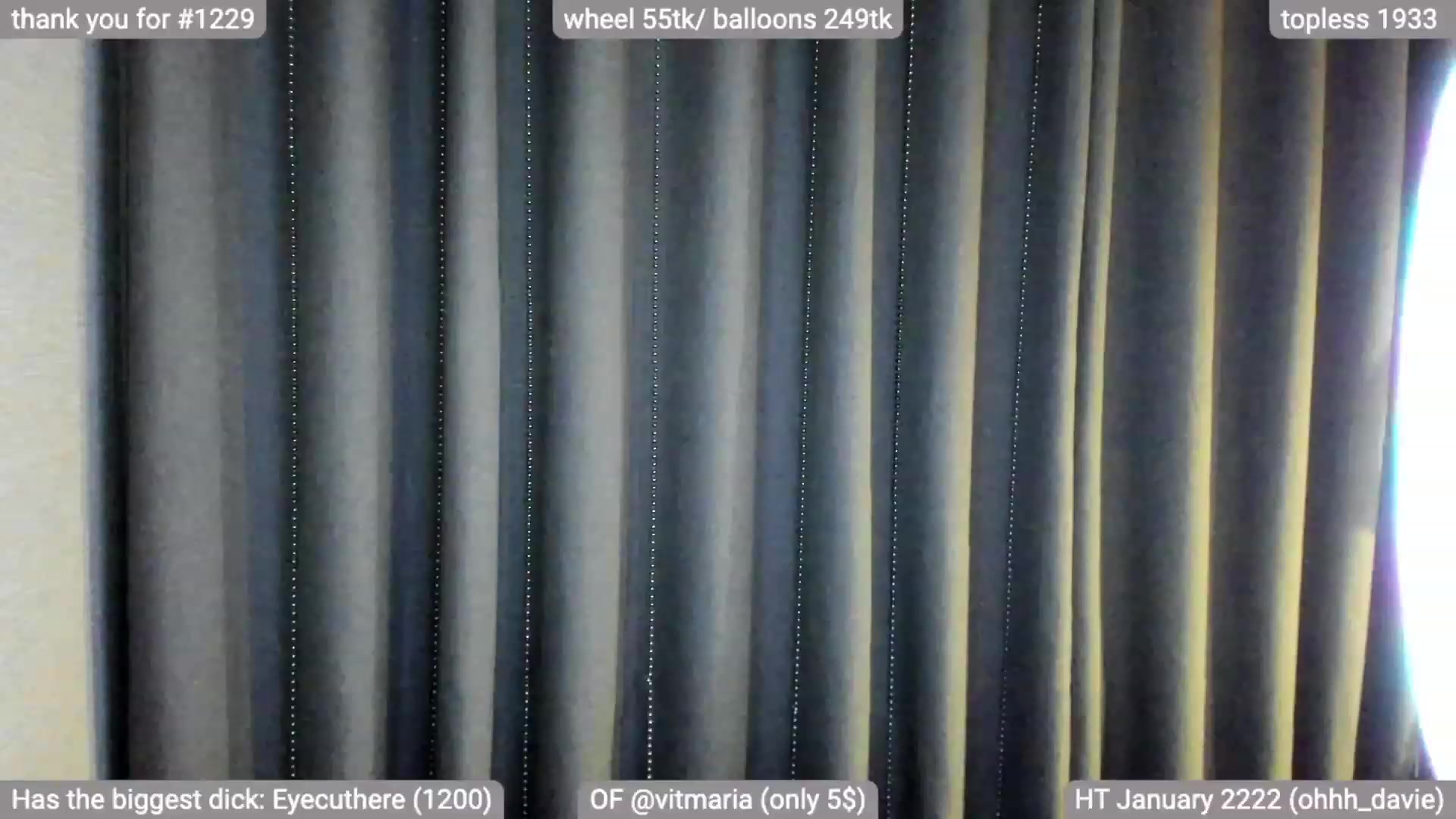 Gallery image thumbnail from ViViMaria's myfreecams stream on, 01/19/2023, 01:07 image 15 of 20