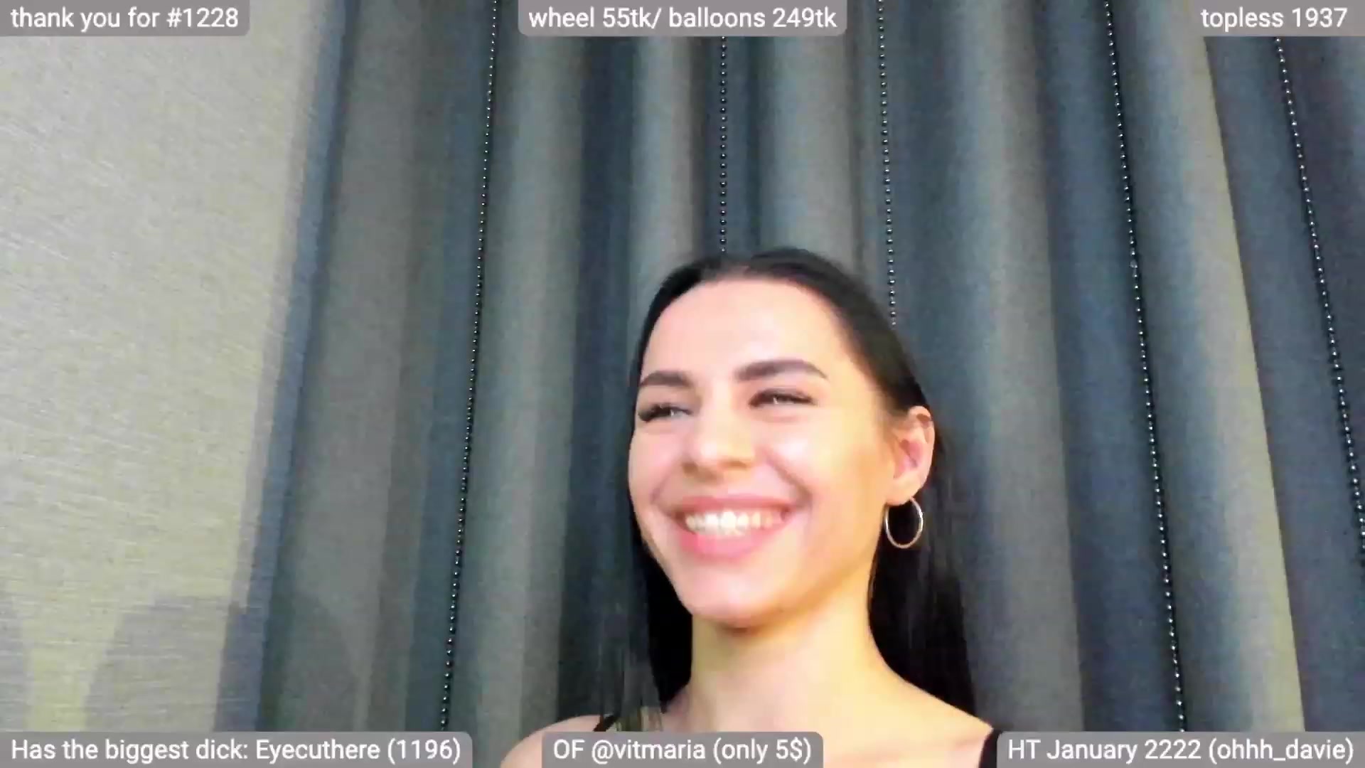 Gallery image thumbnail from ViViMaria's myfreecams stream on, 01/19/2023, 01:07 image 11 of 20