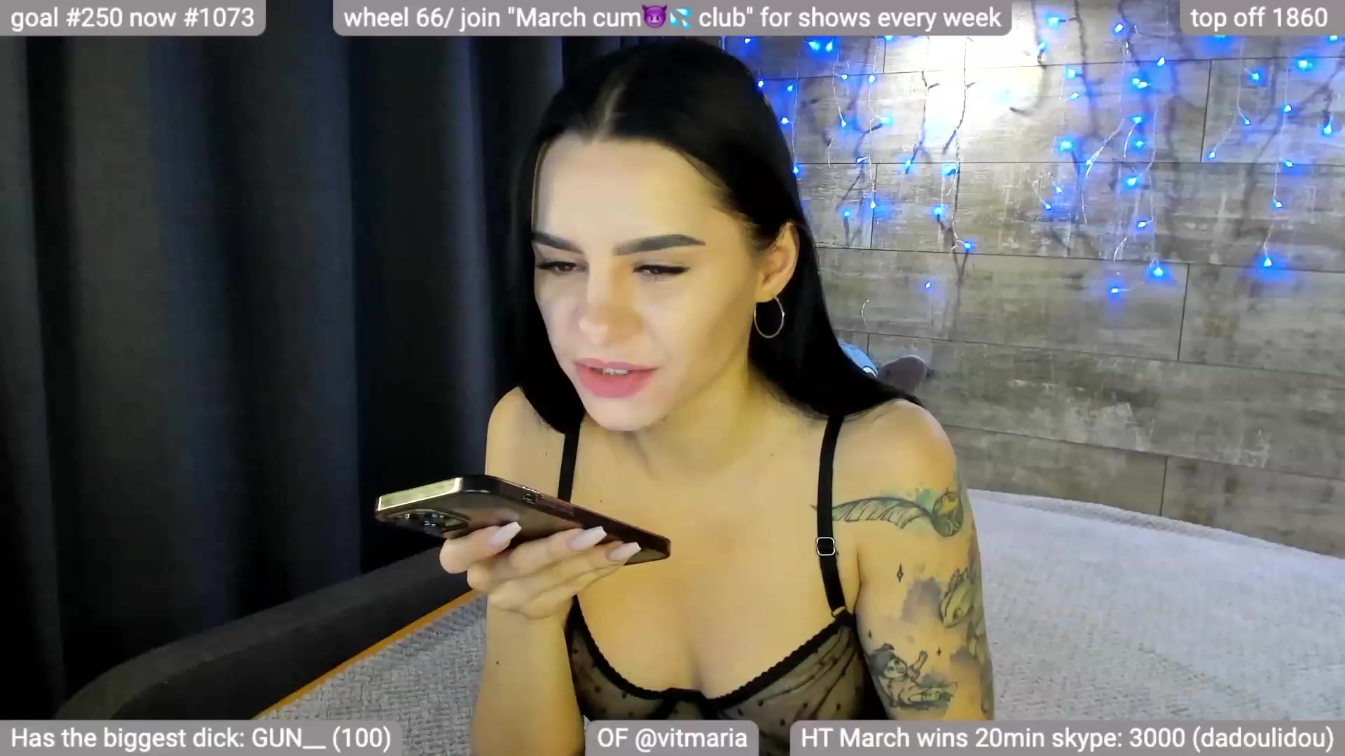 Gallery image thumbnail from ViViMaria's myfreecams stream on, 03/12/2023, 18:48 image 2 of 20