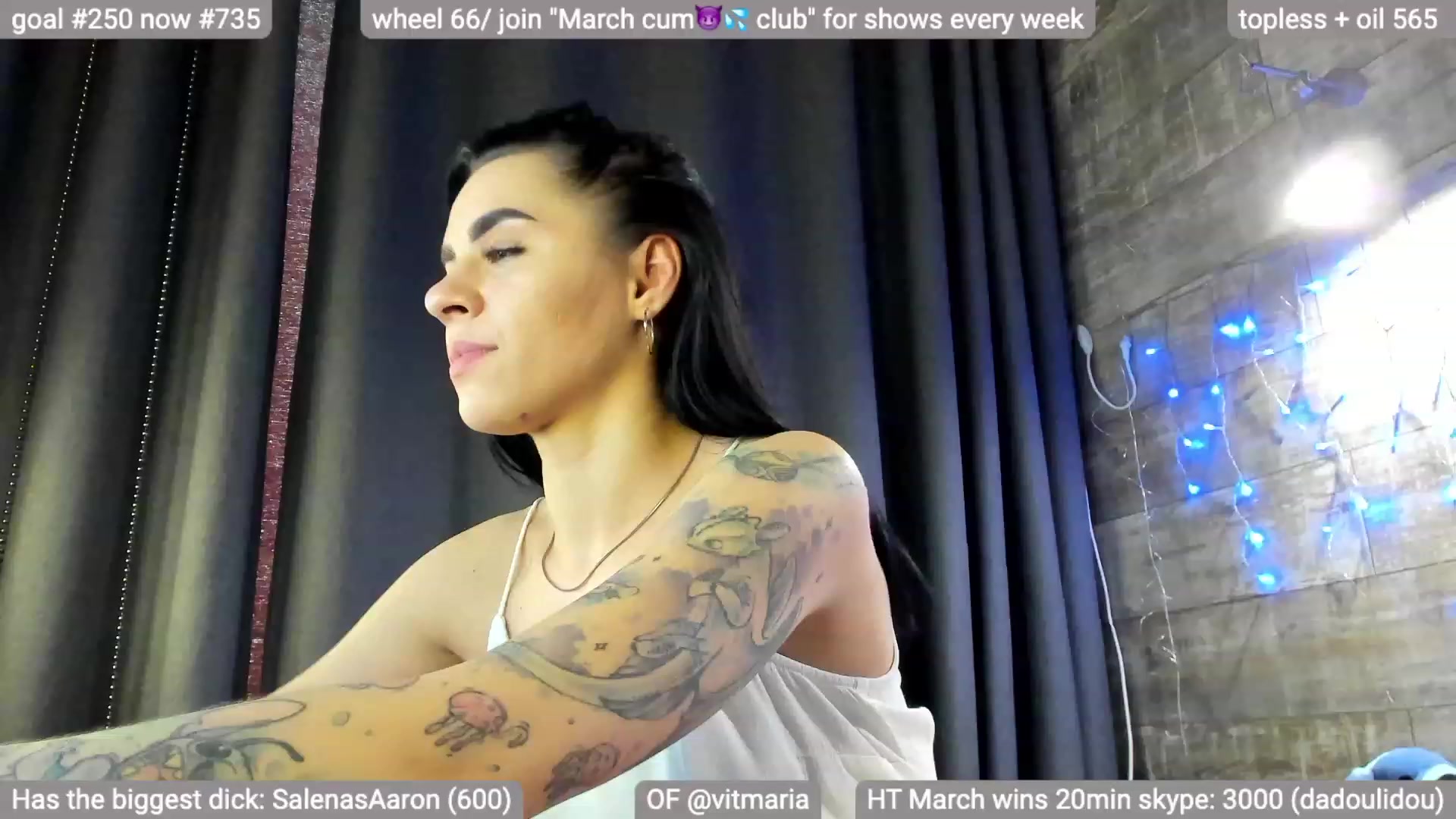 Gallery image thumbnail from ViViMaria's myfreecams stream on, 03/15/2023, 07:55 image 18 of 20