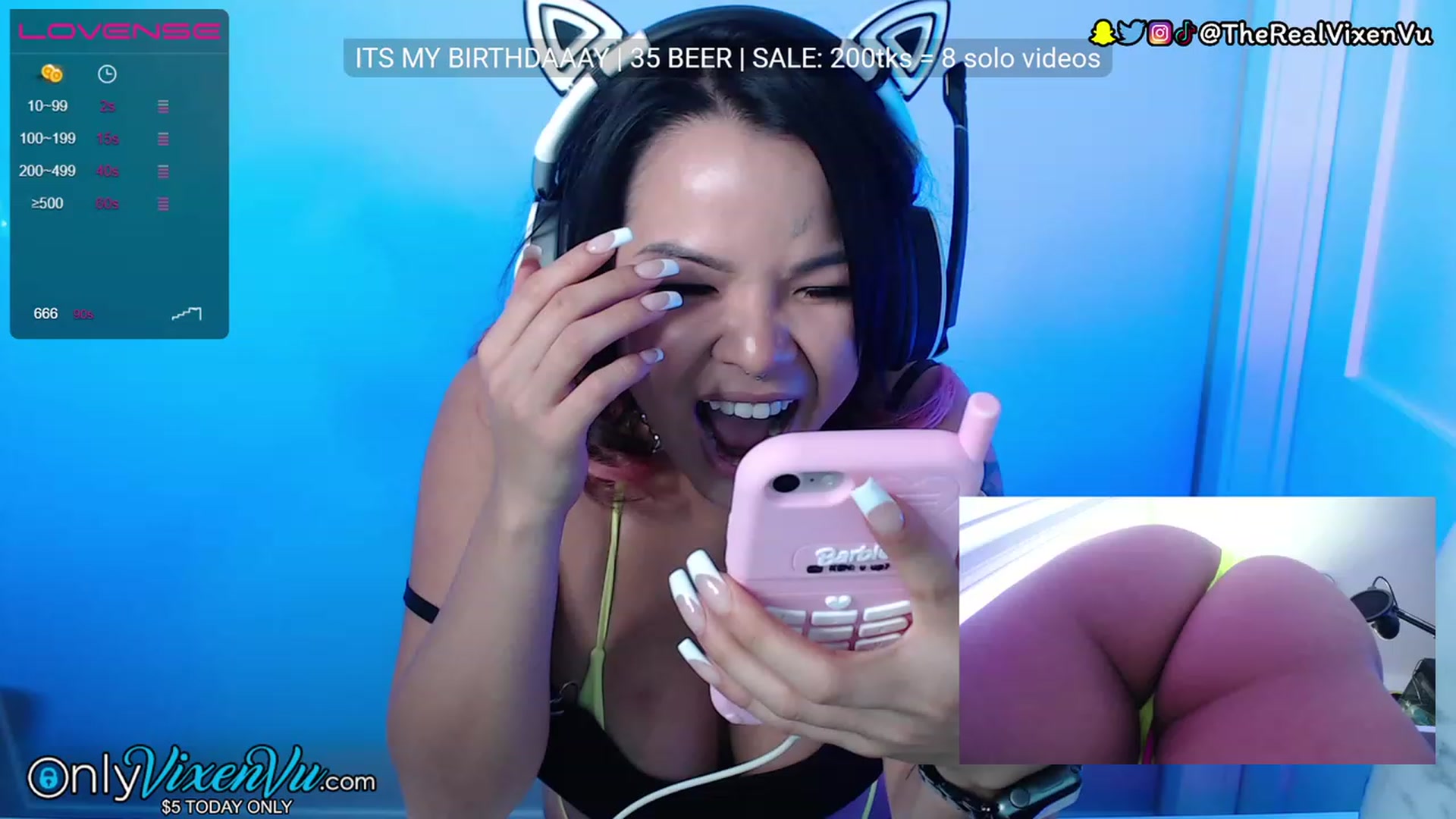 Gallery image thumbnail from VixenVu's myfreecams stream on, 12/06/2022, 02:53 image 16 of 20