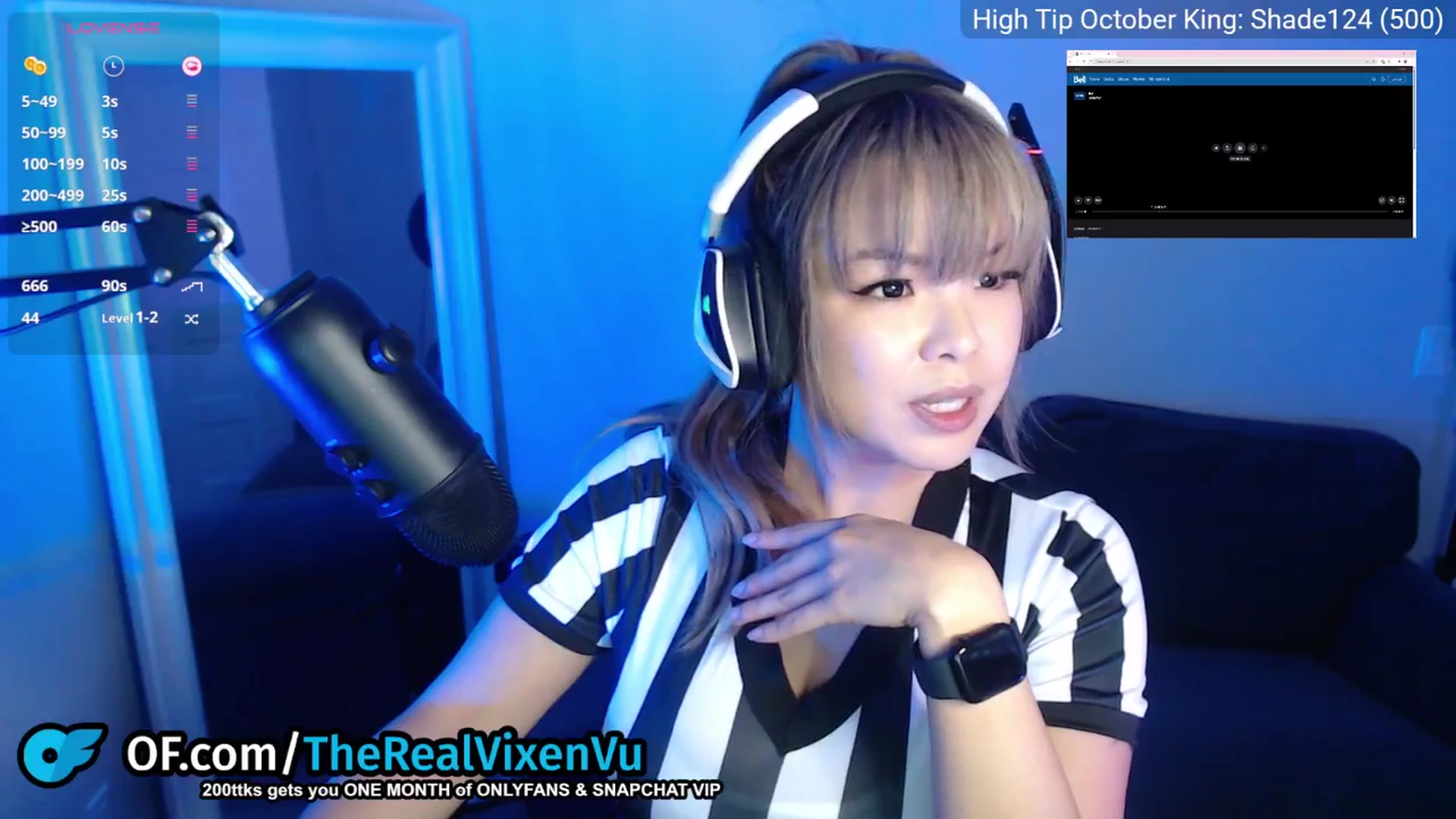 Gallery image thumbnail from VixenVu's myfreecams stream on, 10/28/2025, 24:03 image 12 of 20