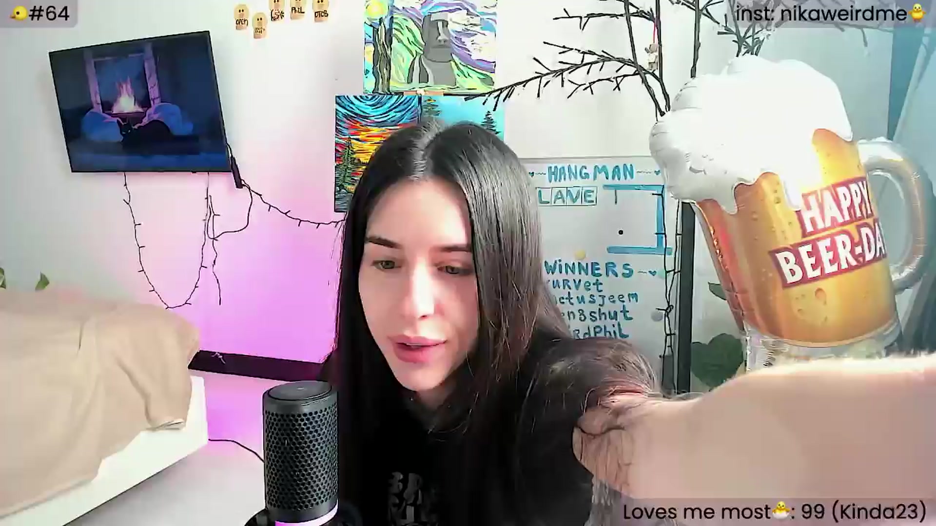 Gallery image thumbnail from WeirdMe's myfreecams stream on, 03/31/2024, 16:07 image 1 of 20