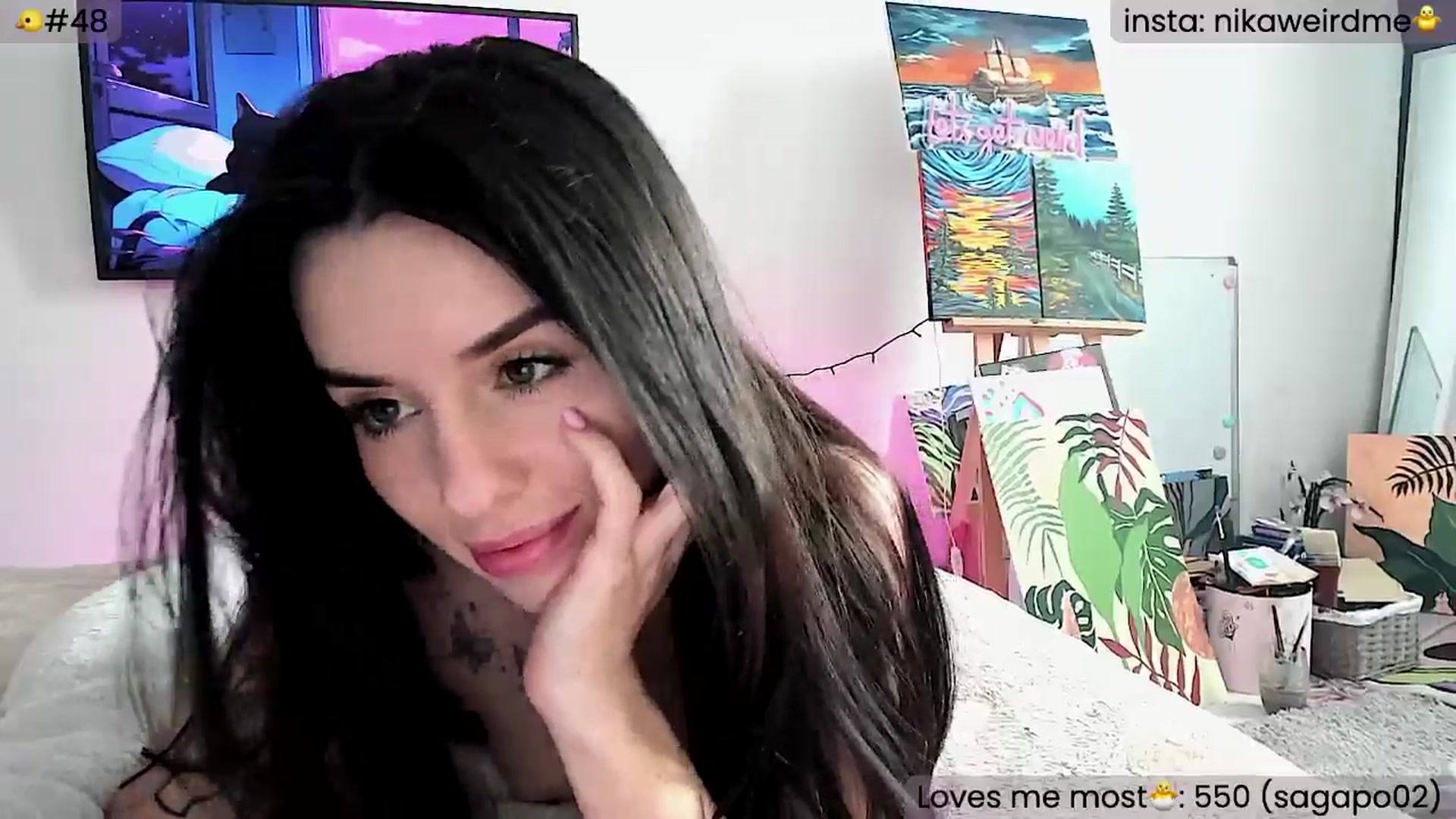 Gallery image thumbnail from WeirdMe's myfreecams stream on, 05/13/2024, 12:14 image 20 of 20