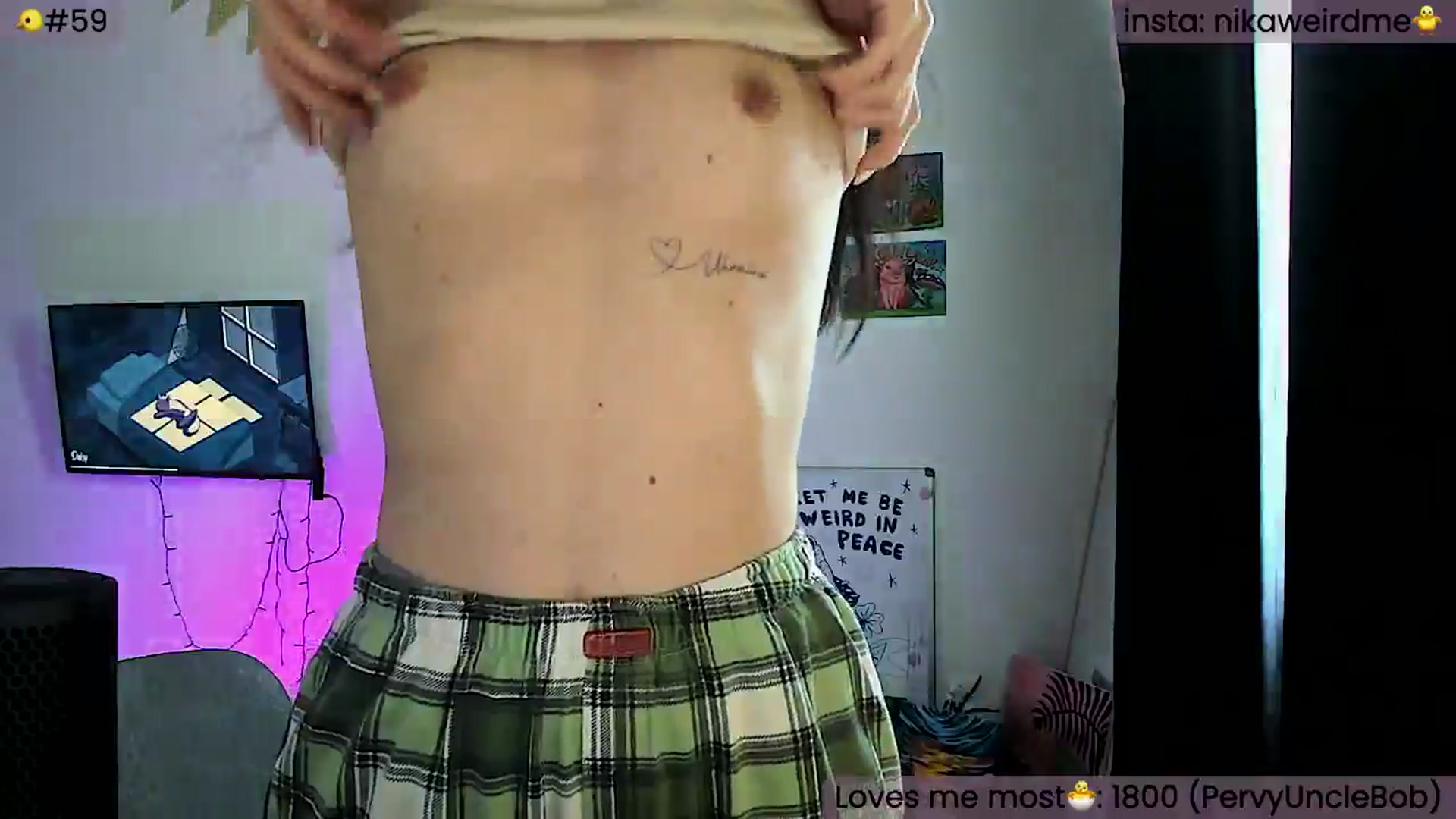 Gallery image thumbnail from WeirdMe's myfreecams stream on, 05/22/2024, 11:05 image 4 of 20