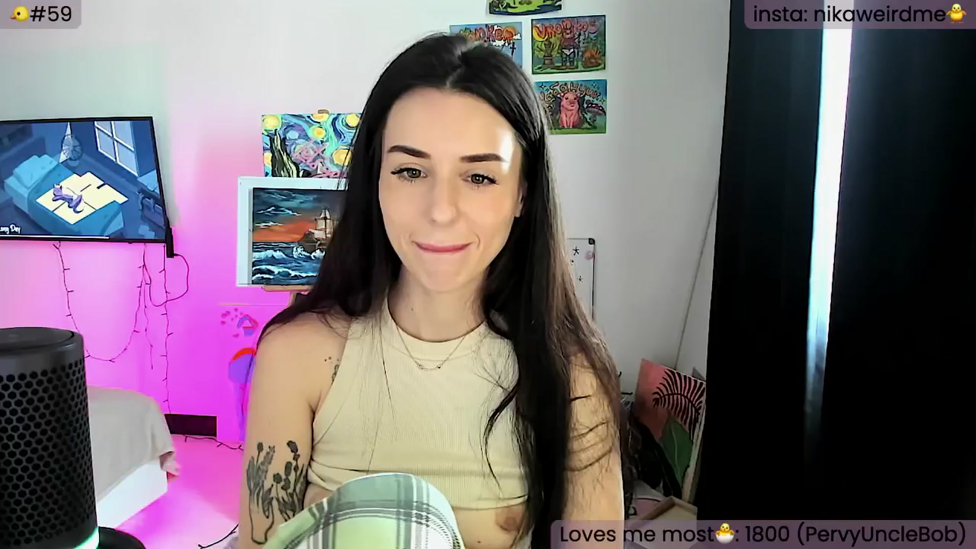 Gallery image thumbnail from WeirdMe's myfreecams stream on, 05/22/2024, 11:05 image 1 of 20