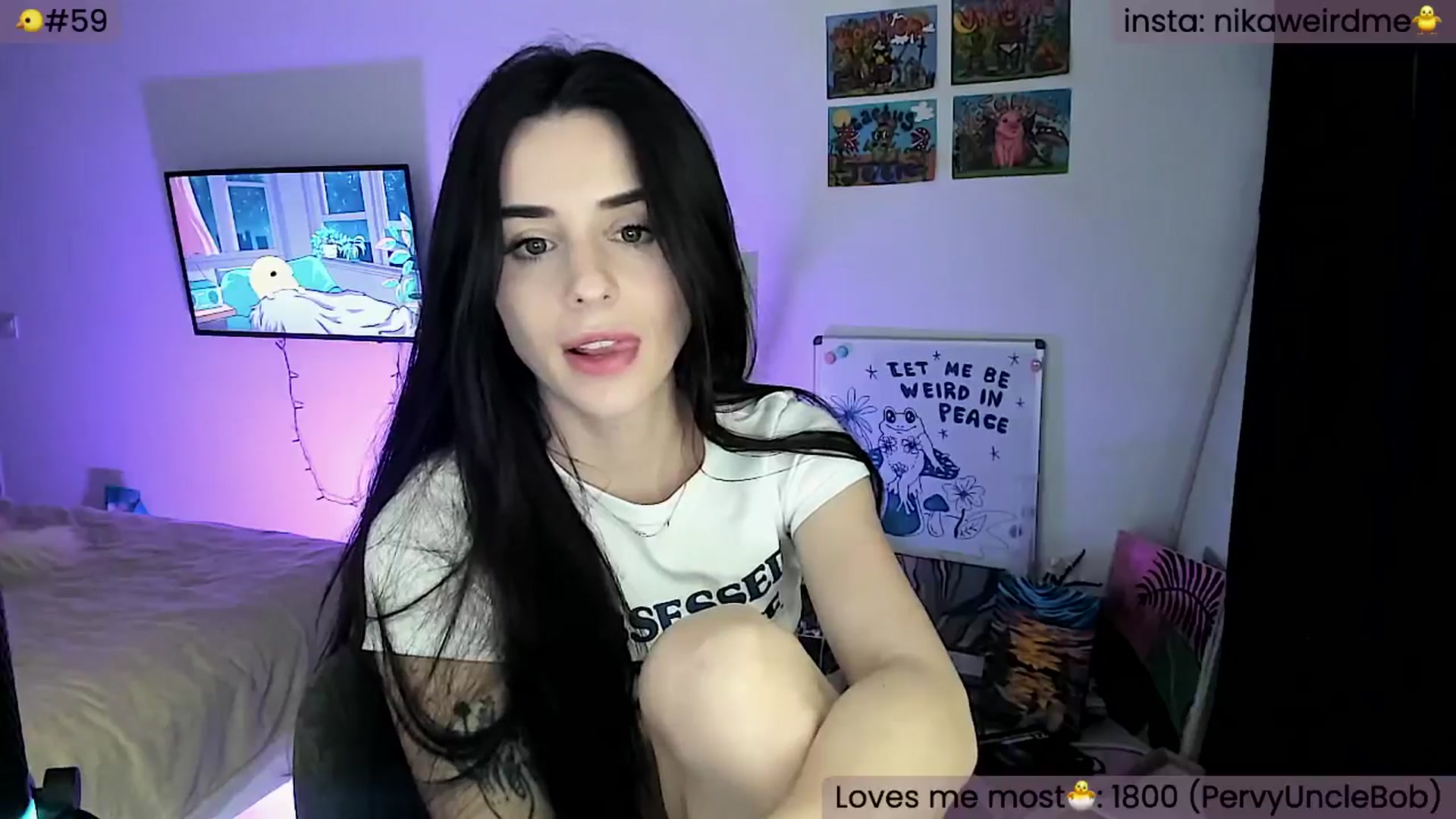 Gallery image thumbnail from WeirdMe's myfreecams stream on, 05/22/2024, 11:05 image 20 of 20