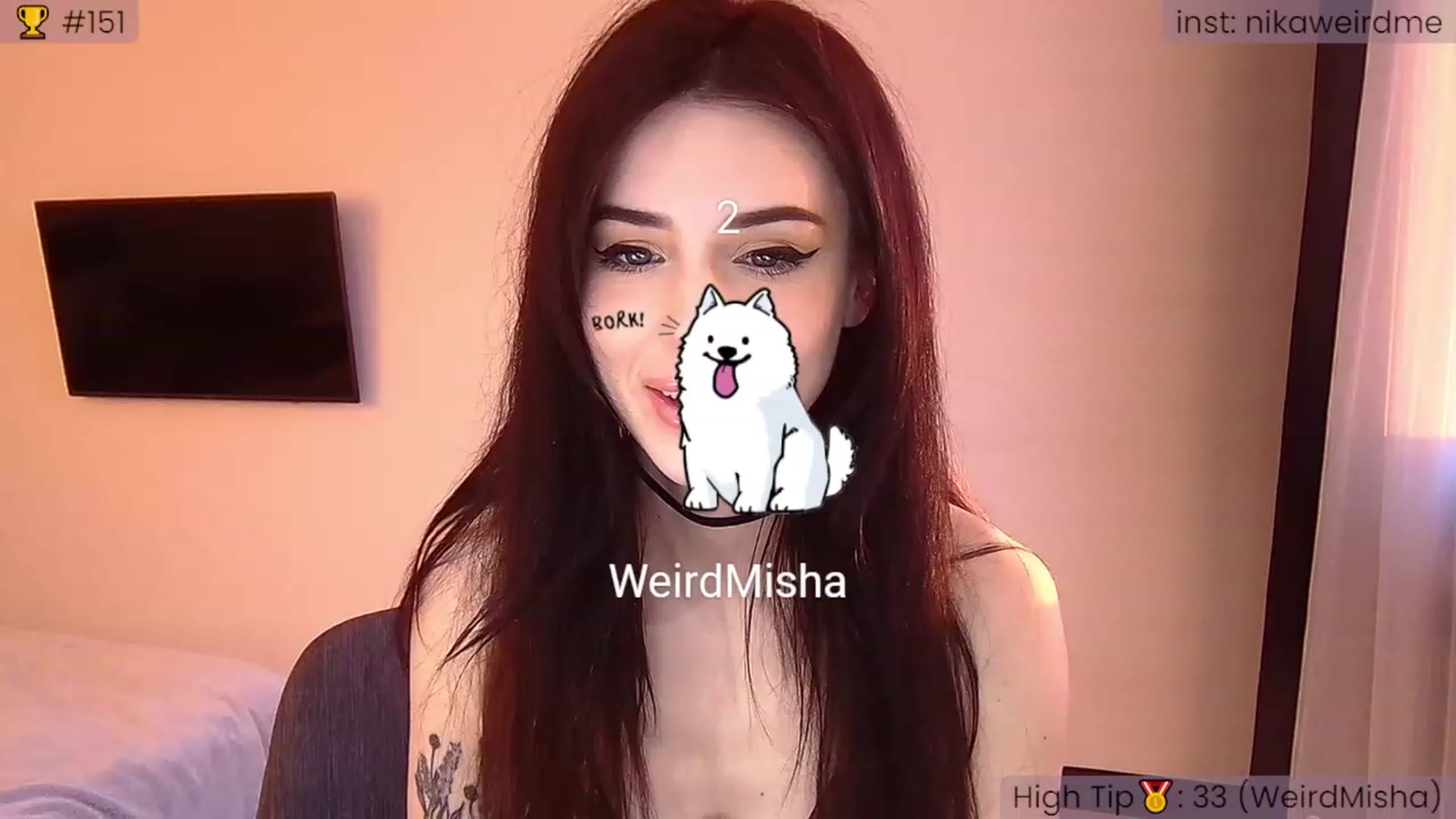 Gallery image thumbnail from WeirdMe_'s myfreecams stream on, 11/14/2022, 13:52 image 15 of 20