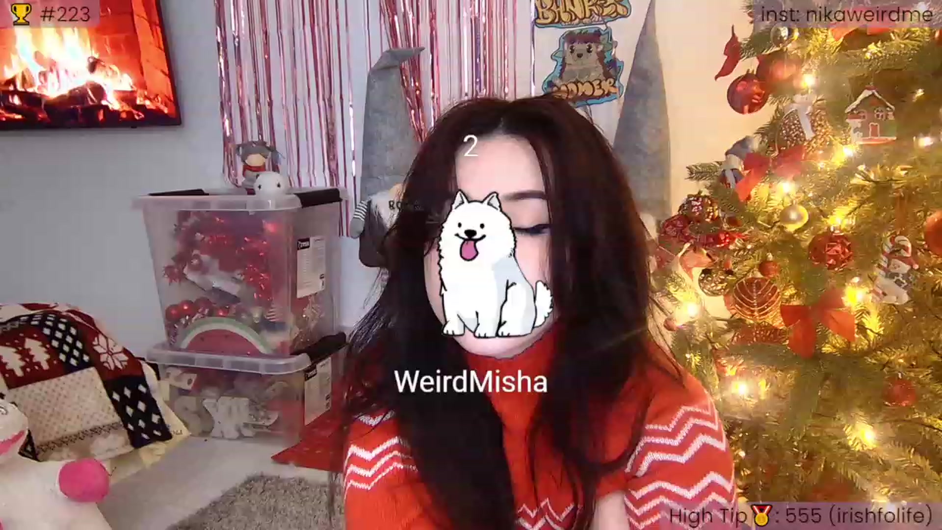 Gallery image thumbnail from WeirdMe_'s myfreecams stream on, 12/11/2022, 11:54 image 1 of 20