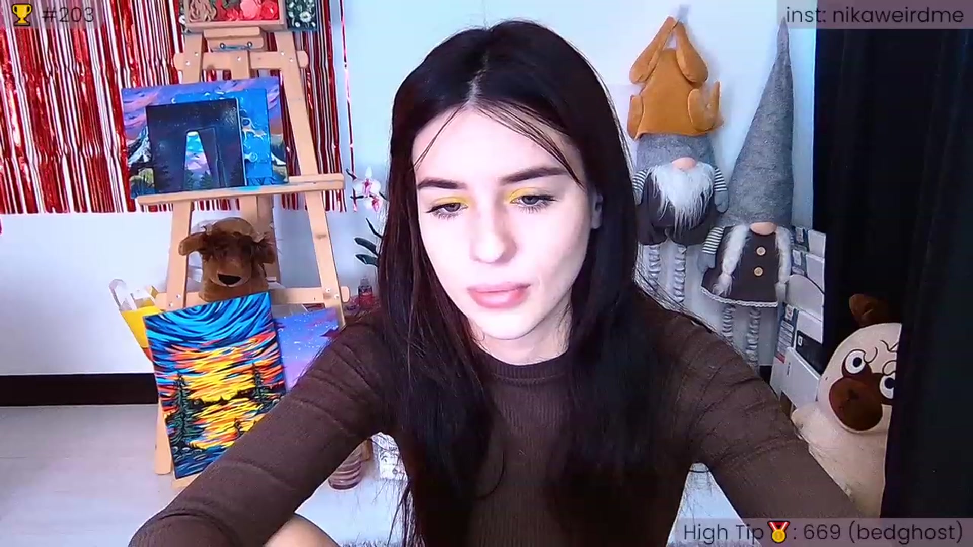 Gallery image thumbnail from WeirdMe_'s myfreecams stream on, 04/10/2023, 09:03 image 8 of 20