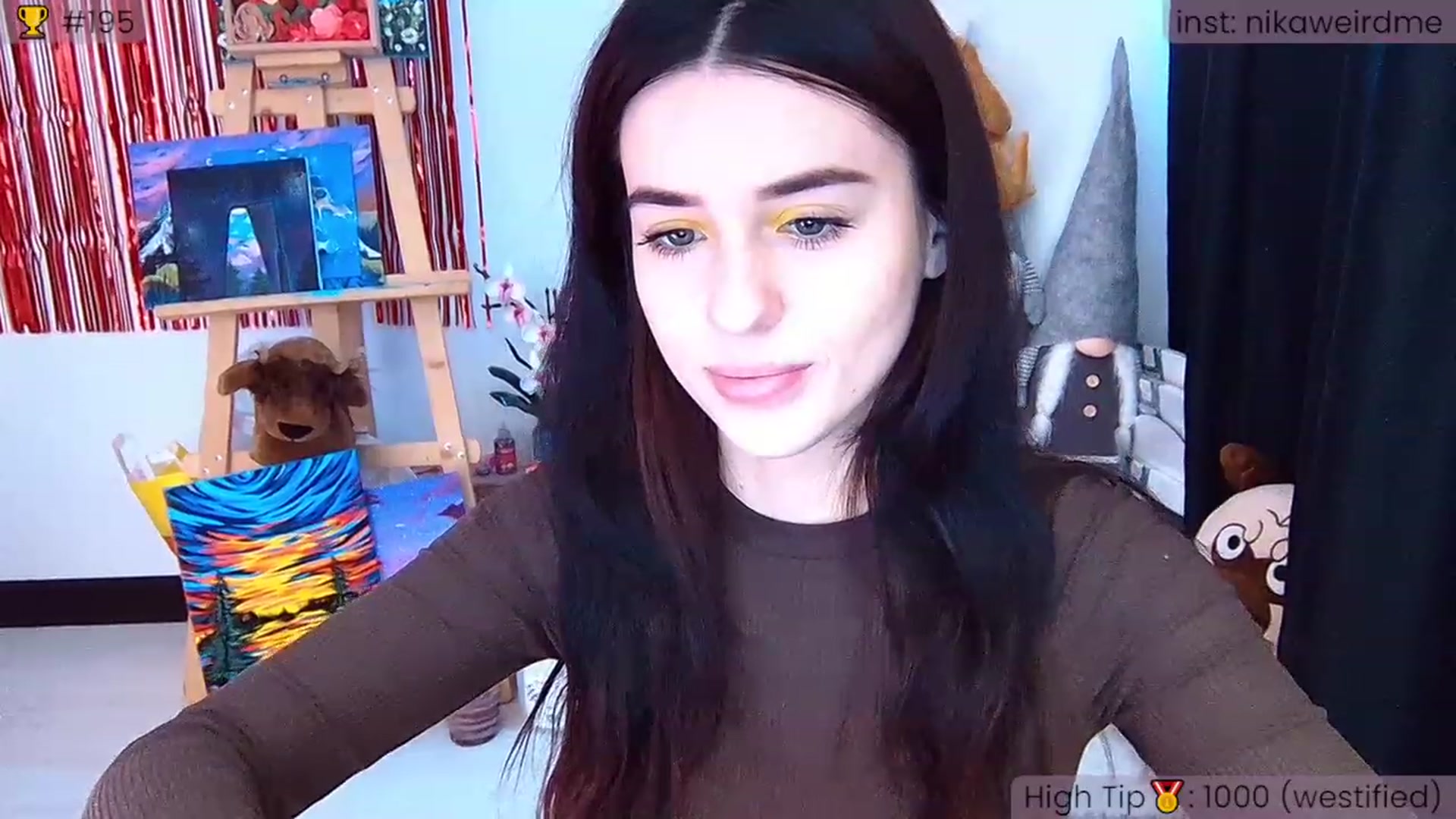 Gallery image thumbnail from WeirdMe_'s myfreecams stream on, 04/10/2023, 09:03 image 14 of 20