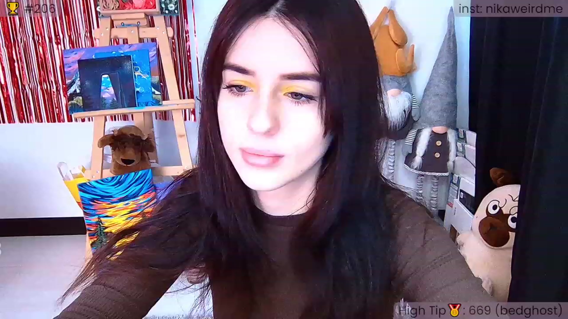 Gallery image thumbnail from WeirdMe_'s myfreecams stream on, 04/10/2023, 09:03 image 4 of 20
