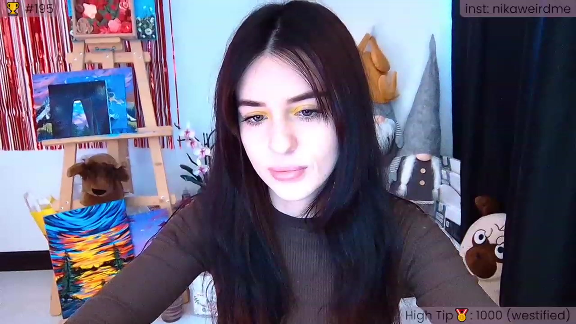 Gallery image thumbnail from WeirdMe_'s myfreecams stream on, 04/10/2023, 09:03 image 15 of 20