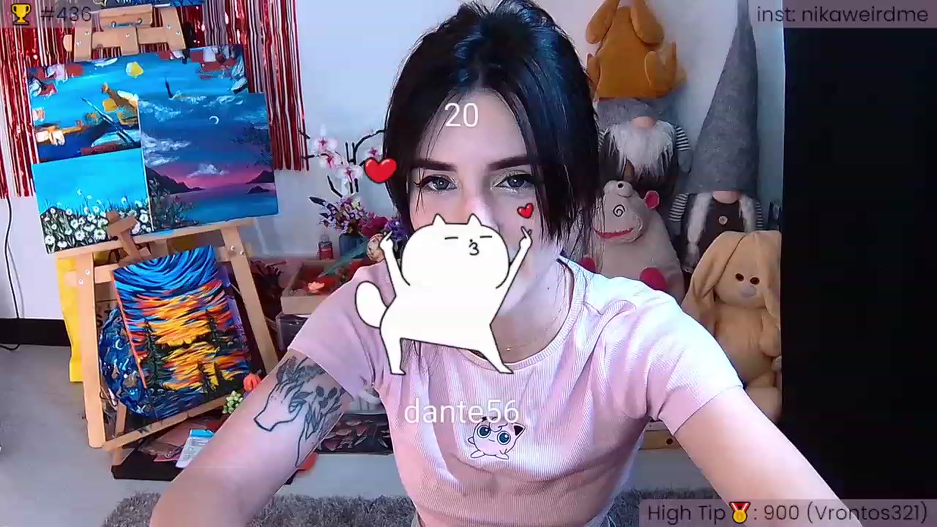 Gallery image thumbnail from WeirdMe_'s myfreecams stream on, 05/25/2023, 10:25 image 4 of 20