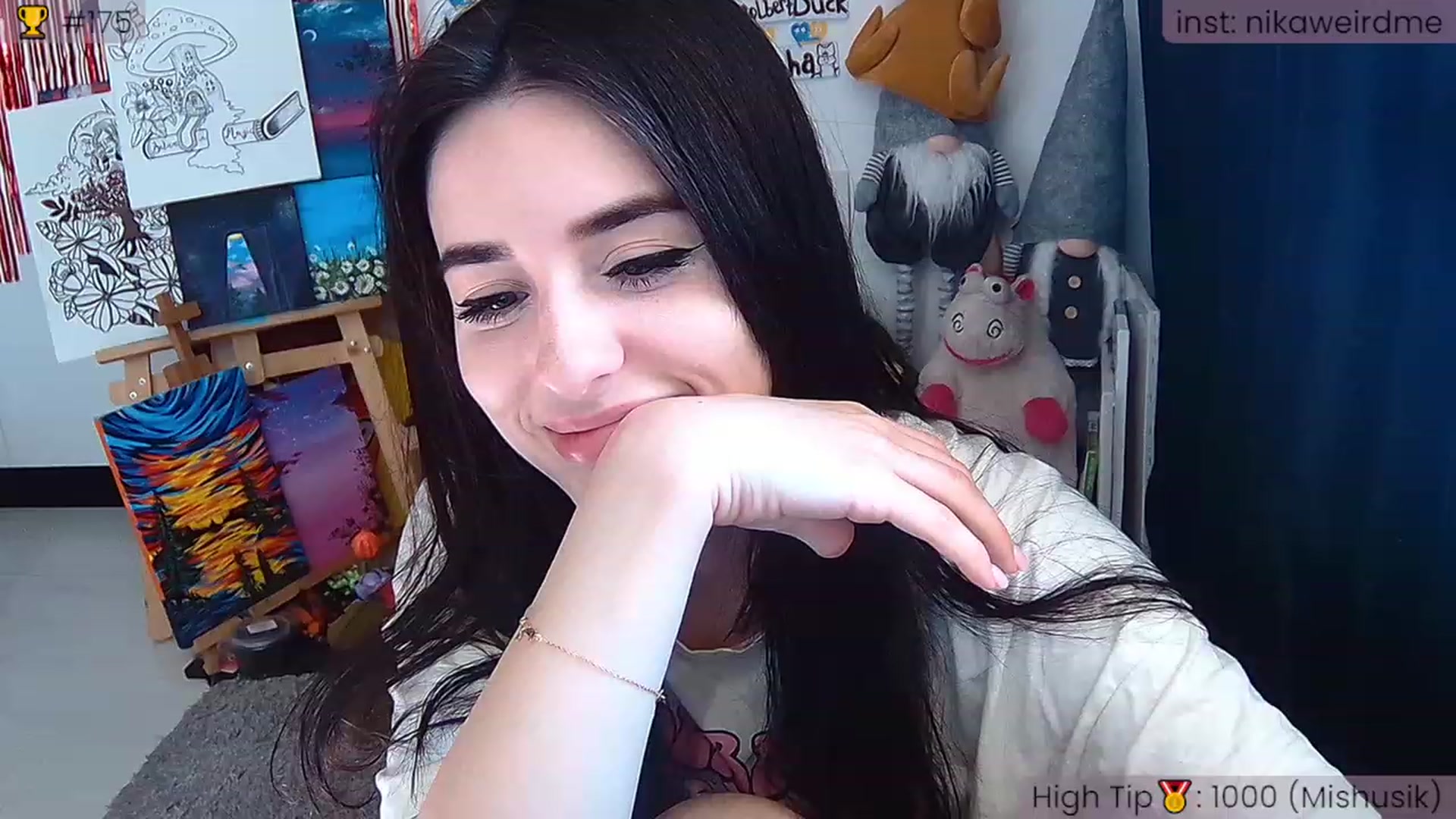 Gallery image thumbnail from WeirdNikusik's myfreecams stream on, 06/07/2023, 17:42 image 9 of 20