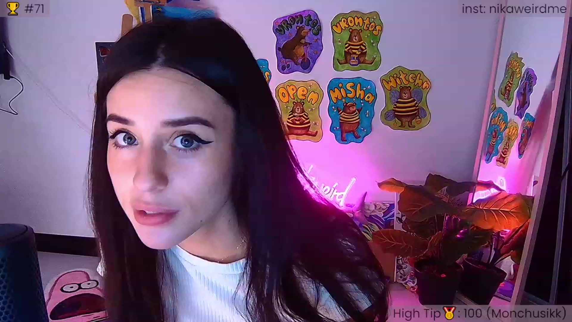 Gallery image thumbnail from WeirdNikusik's myfreecams stream on, 09/24/2023, 15:53 image 14 of 20