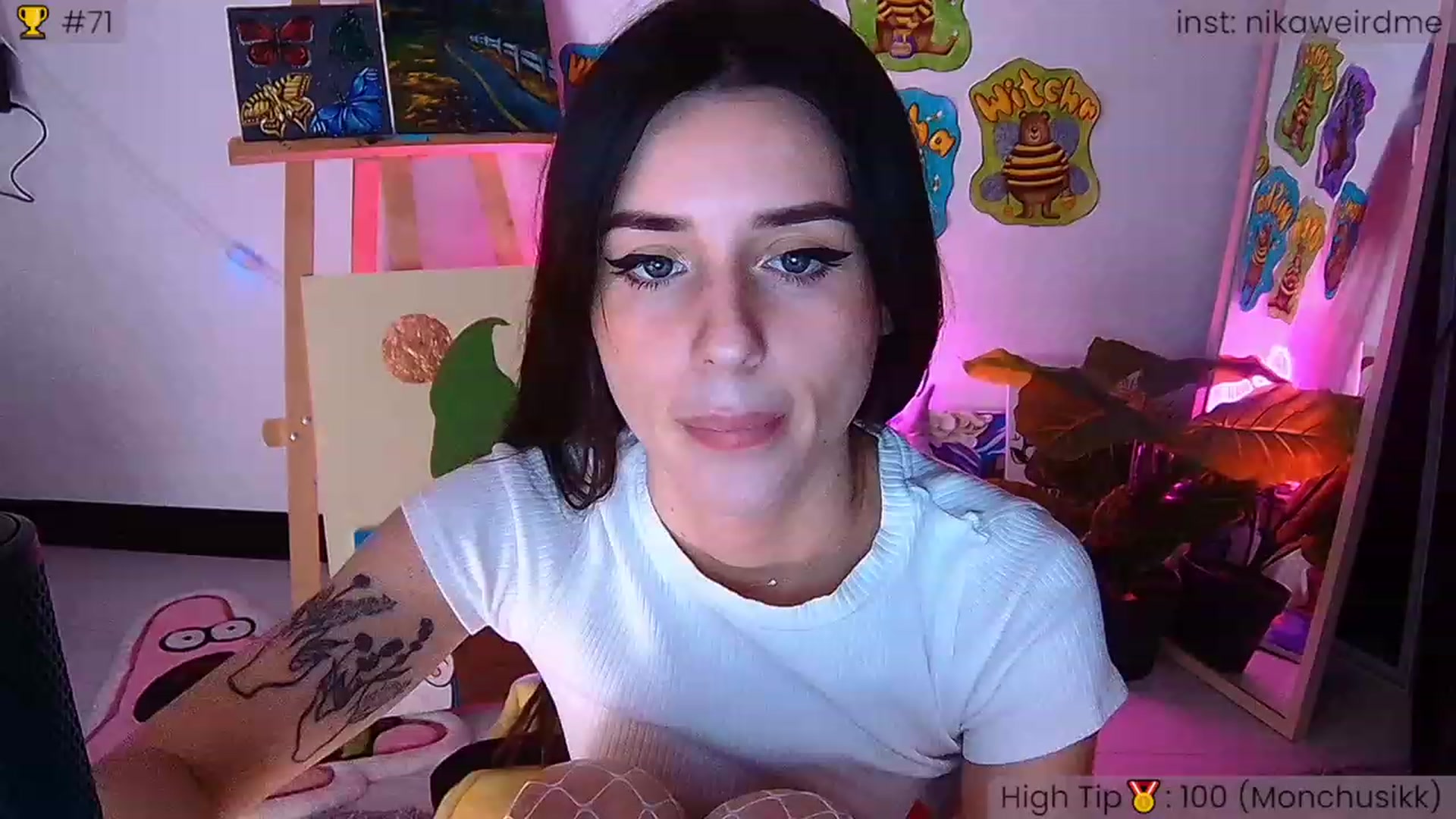 Gallery image thumbnail from WeirdNikusik's myfreecams stream on, 09/24/2023, 15:53 image 5 of 20