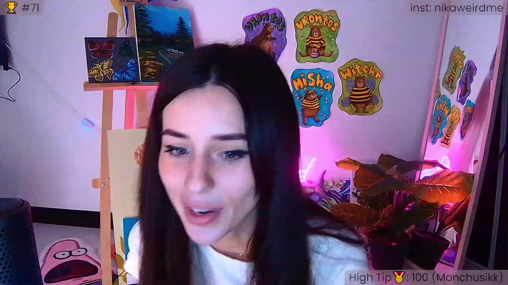 Gallery image thumbnail from WeirdNikusik's myfreecams stream on, 09/24/2023, 15:53 image 15 of 20