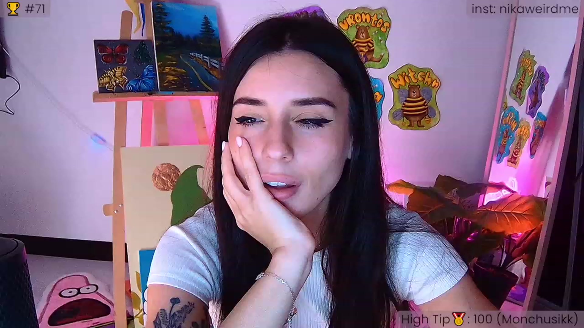 Gallery image thumbnail from WeirdNikusik's myfreecams stream on, 09/24/2023, 15:53 image 18 of 20