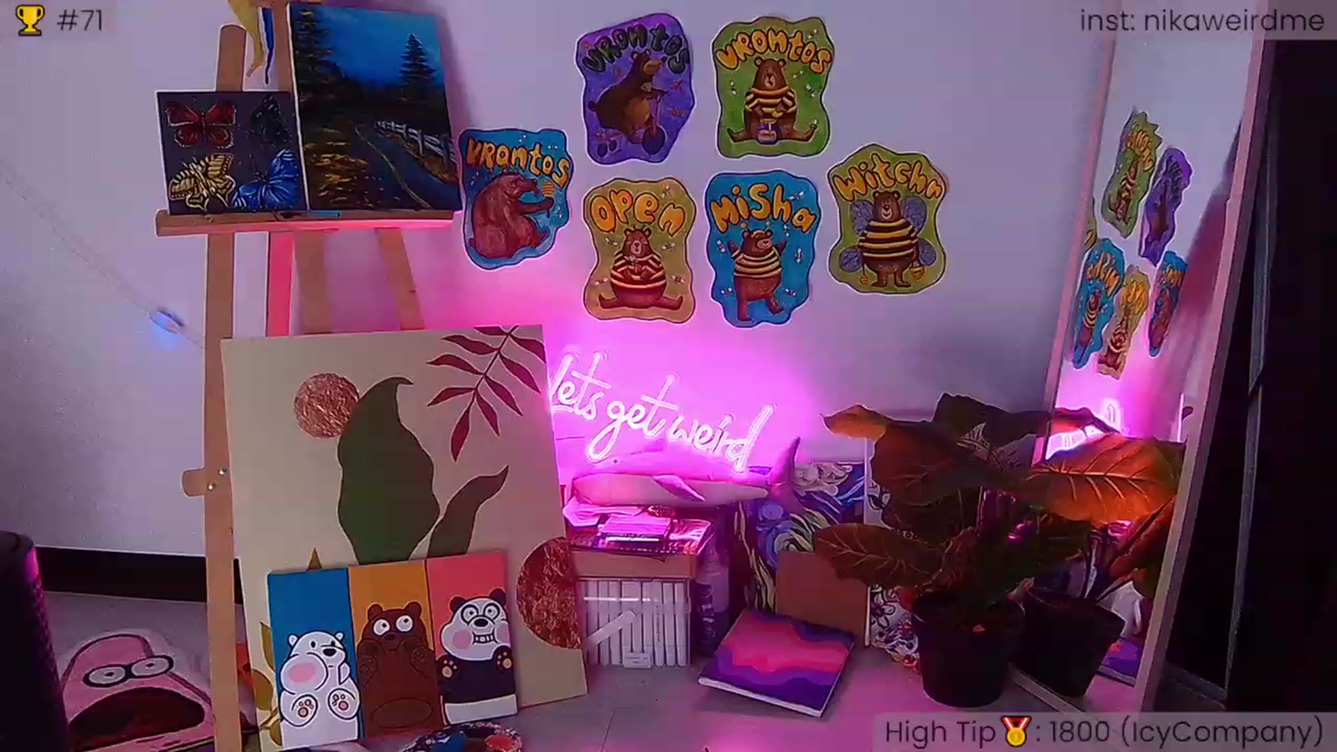 Gallery image thumbnail from WeirdNikusik's myfreecams stream on, 09/24/2023, 17:05 image 4 of 20