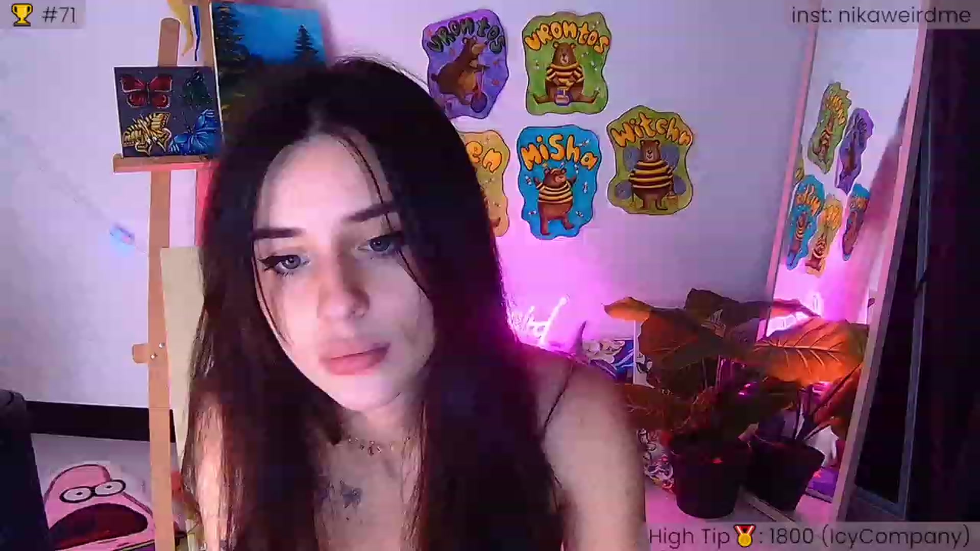 Gallery image thumbnail from WeirdNikusik's myfreecams stream on, 09/24/2023, 17:05 image 3 of 20