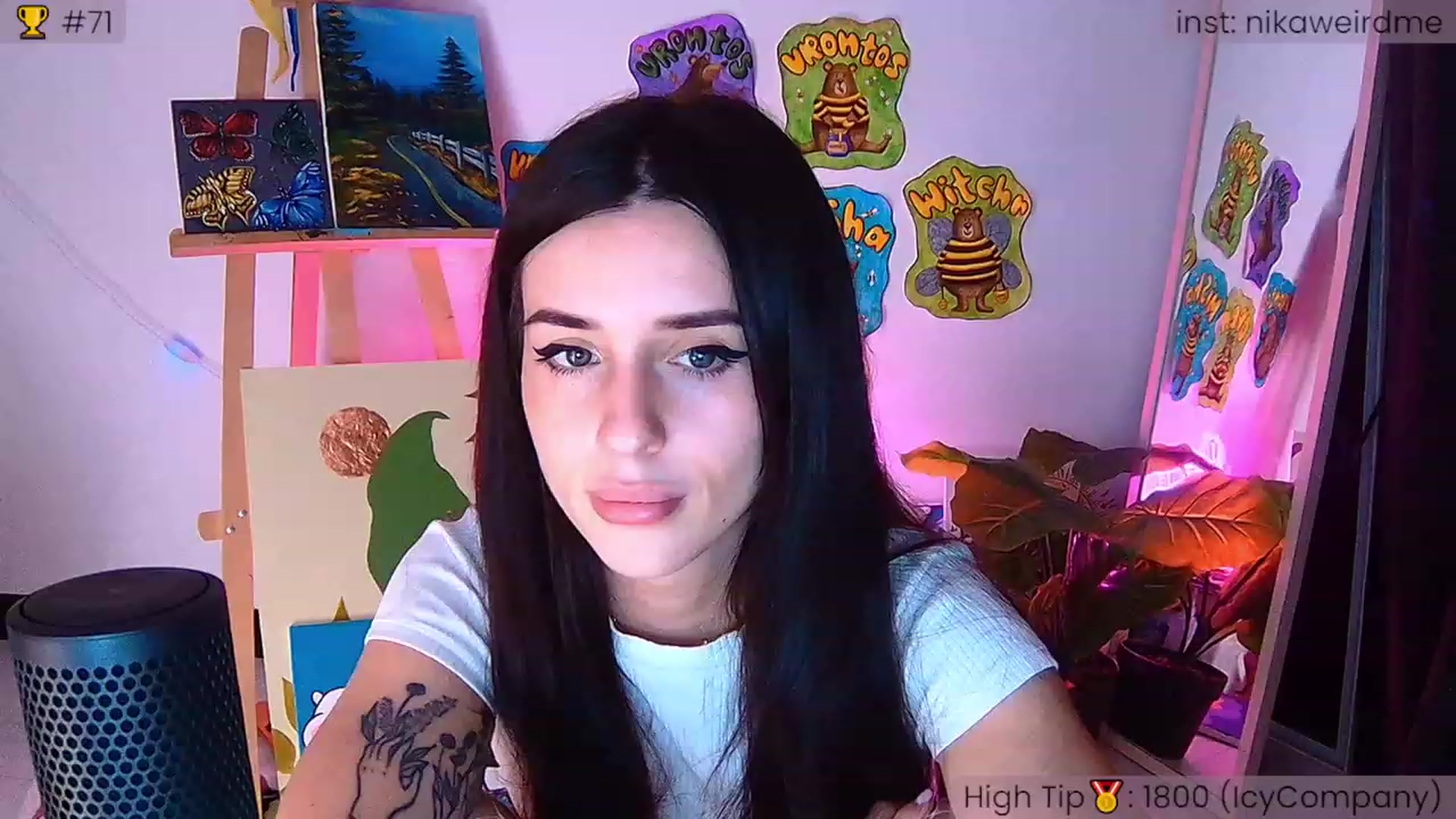 Gallery image thumbnail from WeirdNikusik's myfreecams stream on, 09/24/2023, 17:05 image 1 of 20