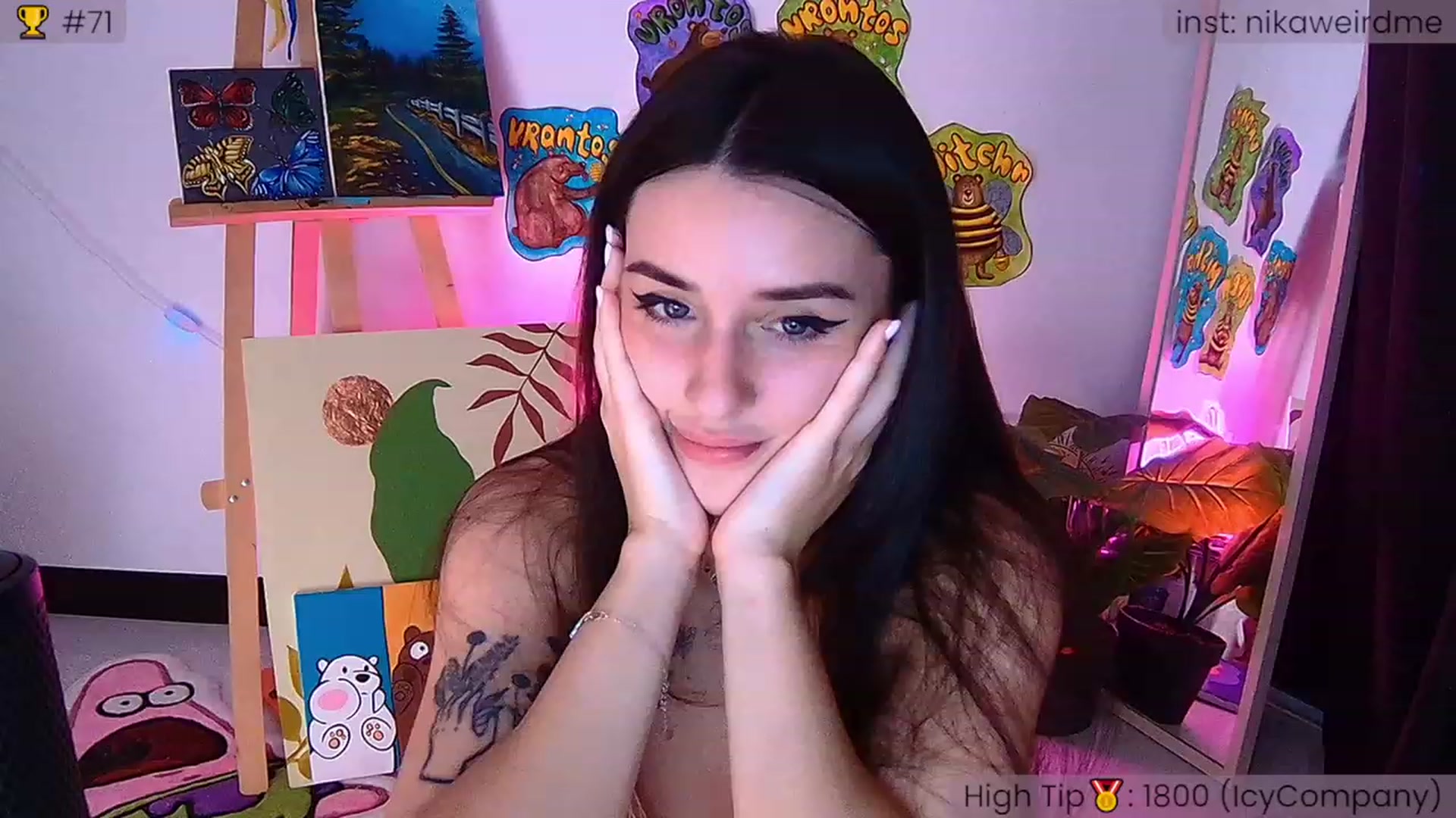 Gallery image thumbnail from WeirdNikusik's myfreecams stream on, 09/24/2023, 17:05 image 8 of 20