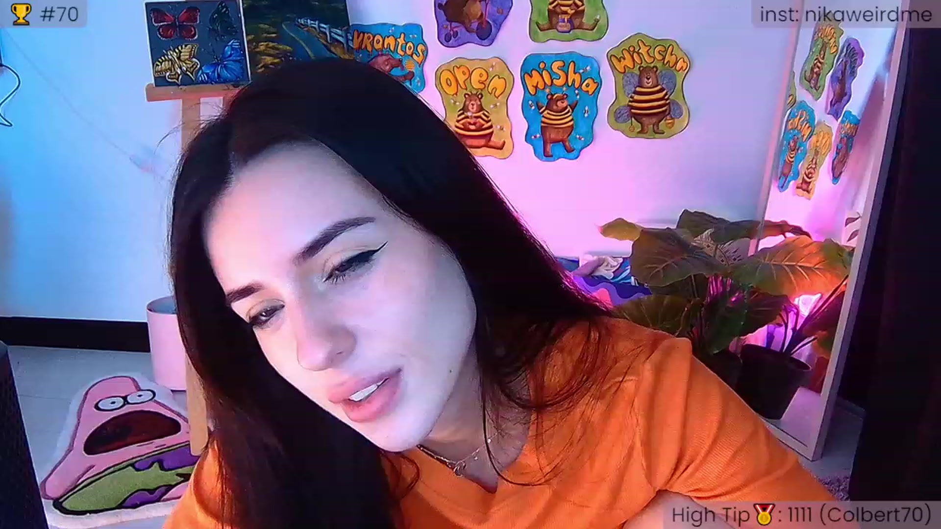 Gallery image thumbnail from WeirdNikusik's myfreecams stream on, 09/25/2023, 10:39 image 1 of 20