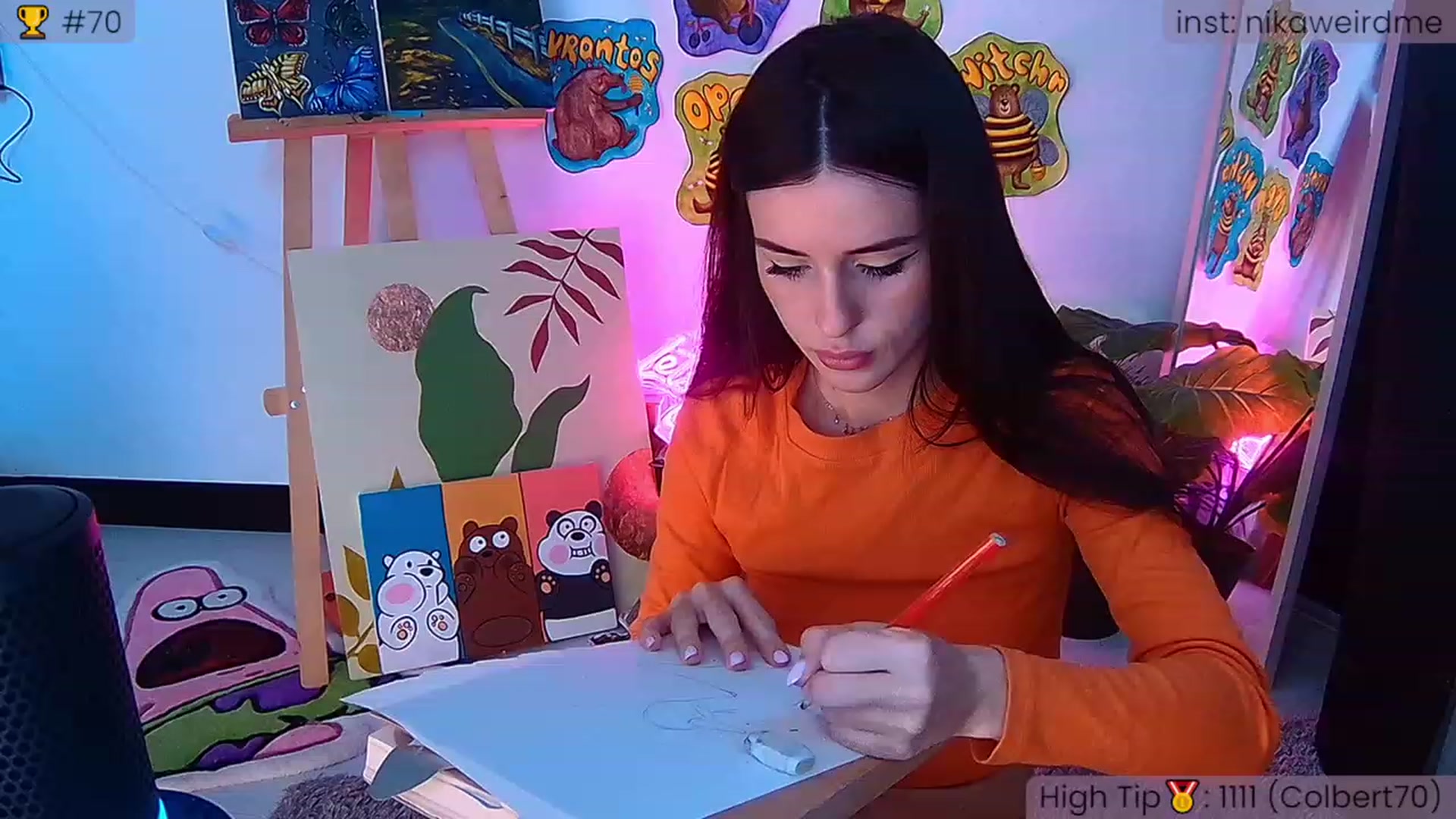 Gallery image thumbnail from WeirdNikusik's myfreecams stream on, 09/25/2023, 10:39 image 7 of 20