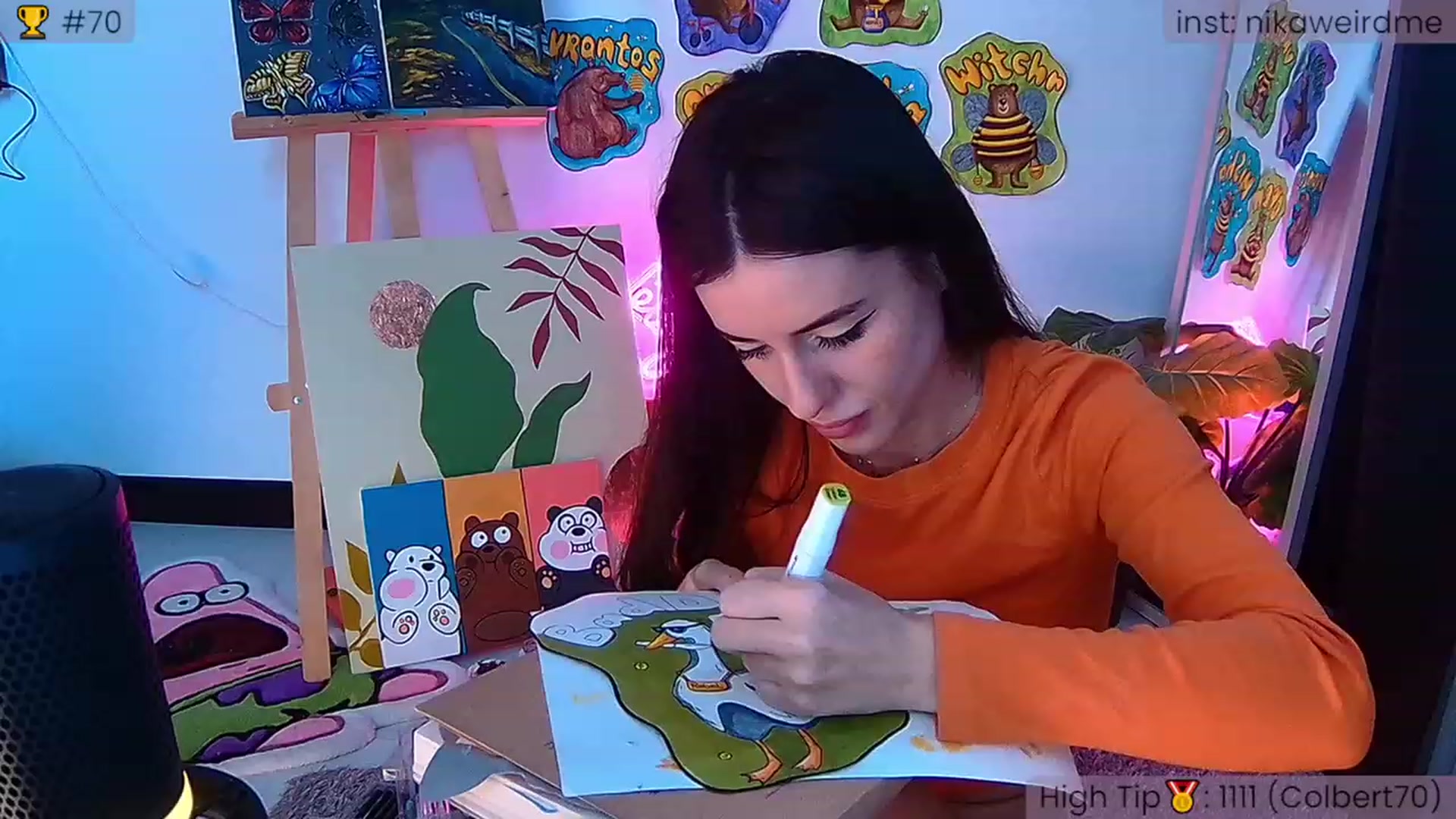 Gallery image thumbnail from WeirdNikusik's myfreecams stream on, 09/25/2023, 10:39 image 13 of 20