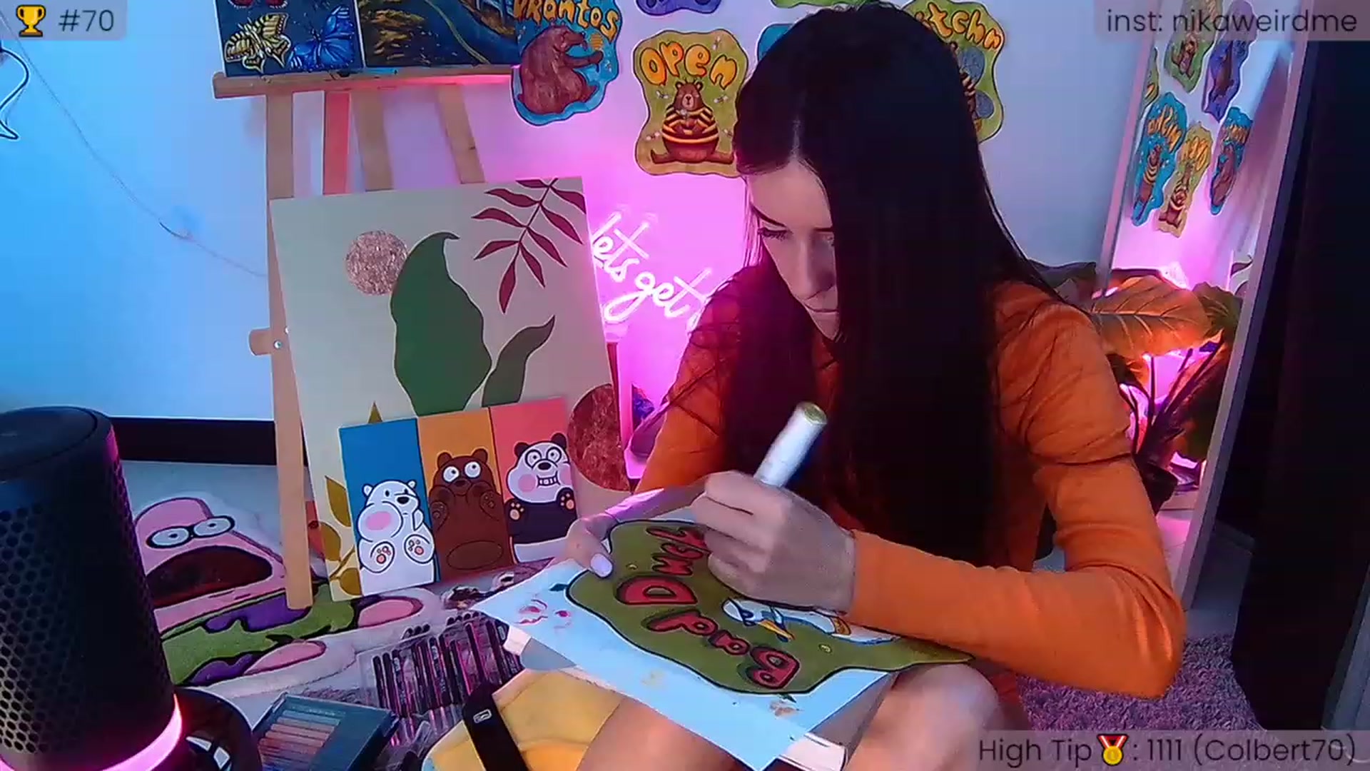 Gallery image thumbnail from WeirdNikusik's myfreecams stream on, 09/25/2023, 10:39 image 16 of 20