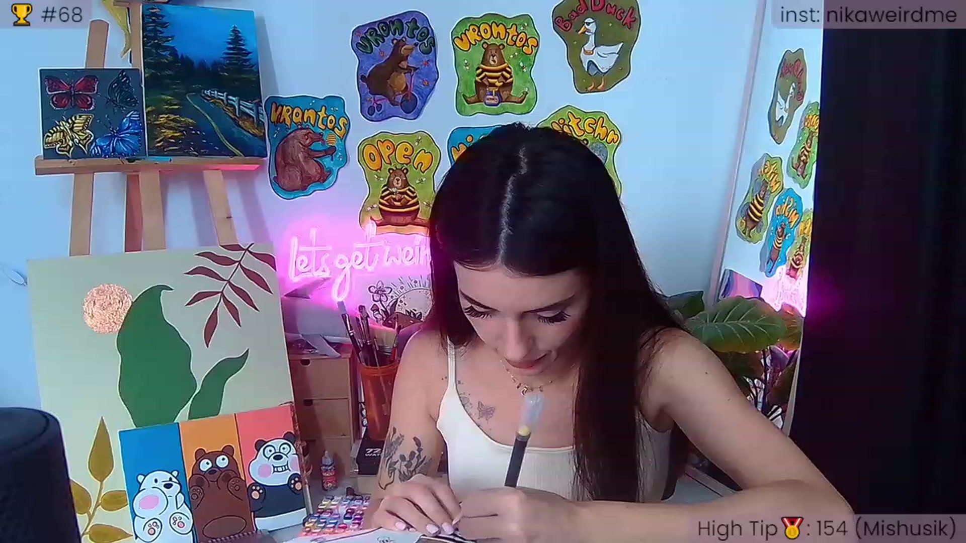 Gallery image thumbnail from WeirdNikusik's myfreecams stream on, 09/28/2023, 13:11 image 7 of 20