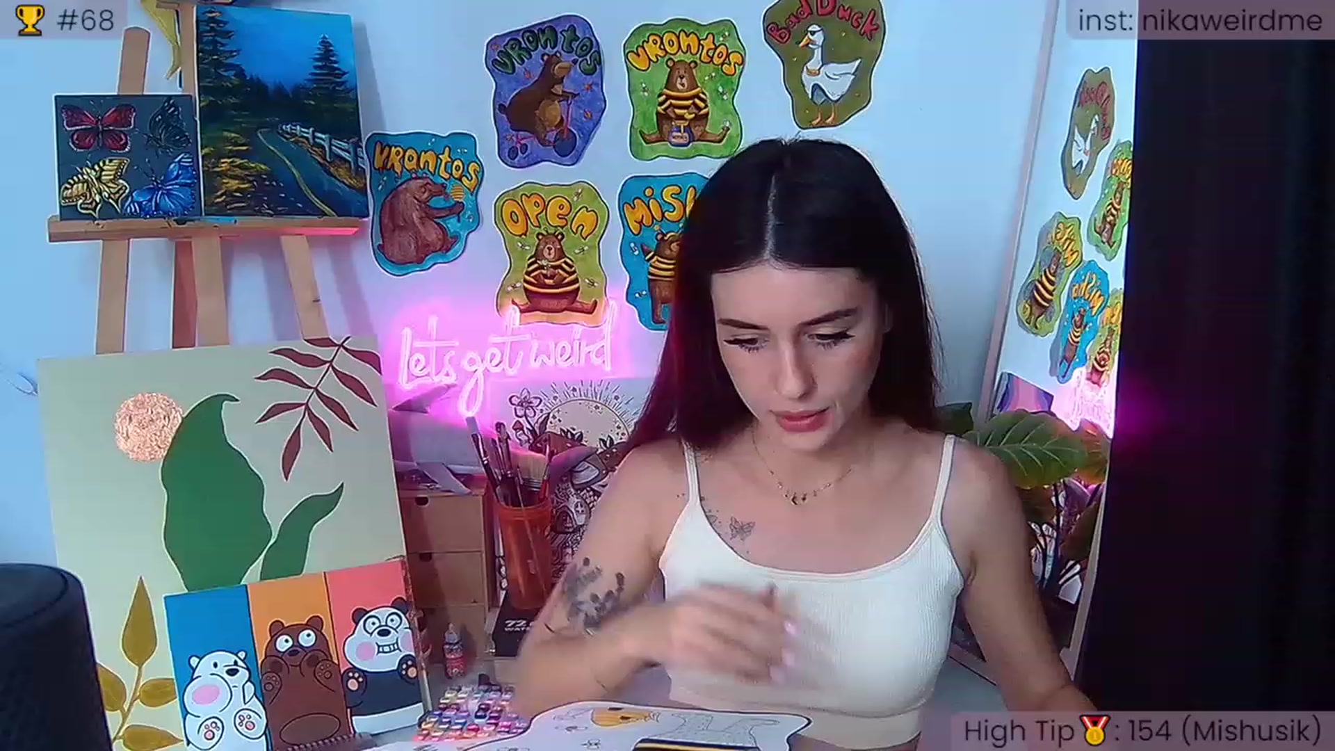 Gallery image thumbnail from WeirdNikusik's myfreecams stream on, 09/28/2023, 13:11 image 8 of 20