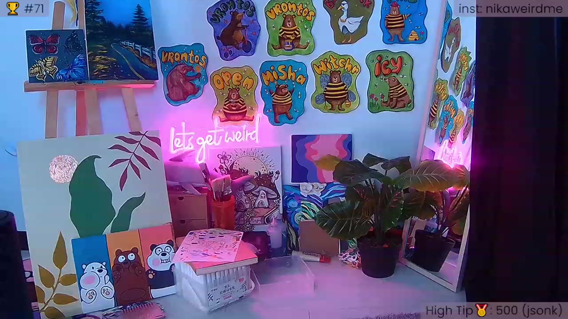 Gallery image thumbnail from WeirdNikusik's myfreecams stream on, 09/29/2023, 09:12 image 16 of 20