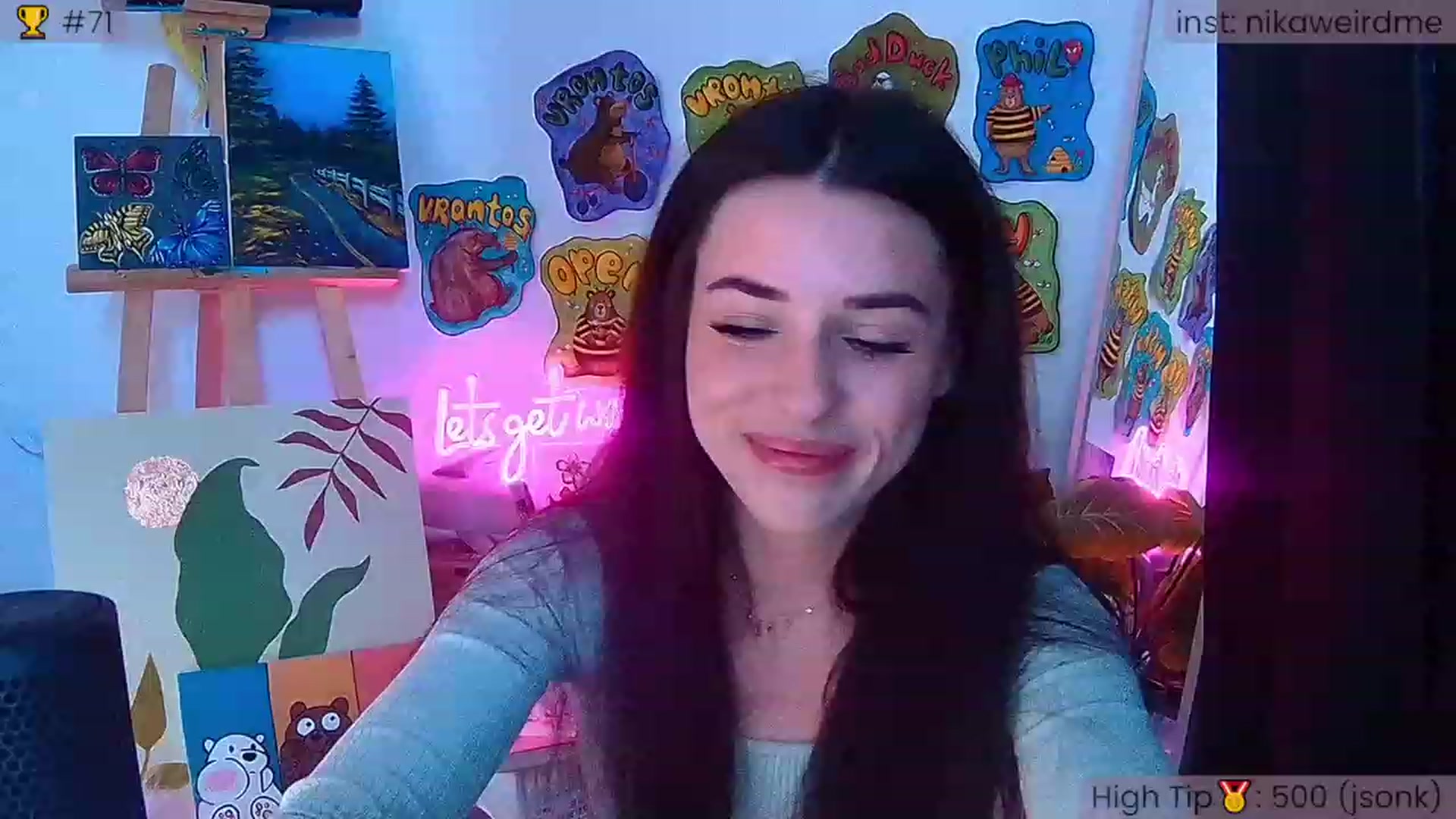 Gallery image thumbnail from WeirdNikusik's myfreecams stream on, 09/29/2023, 09:12 image 18 of 20
